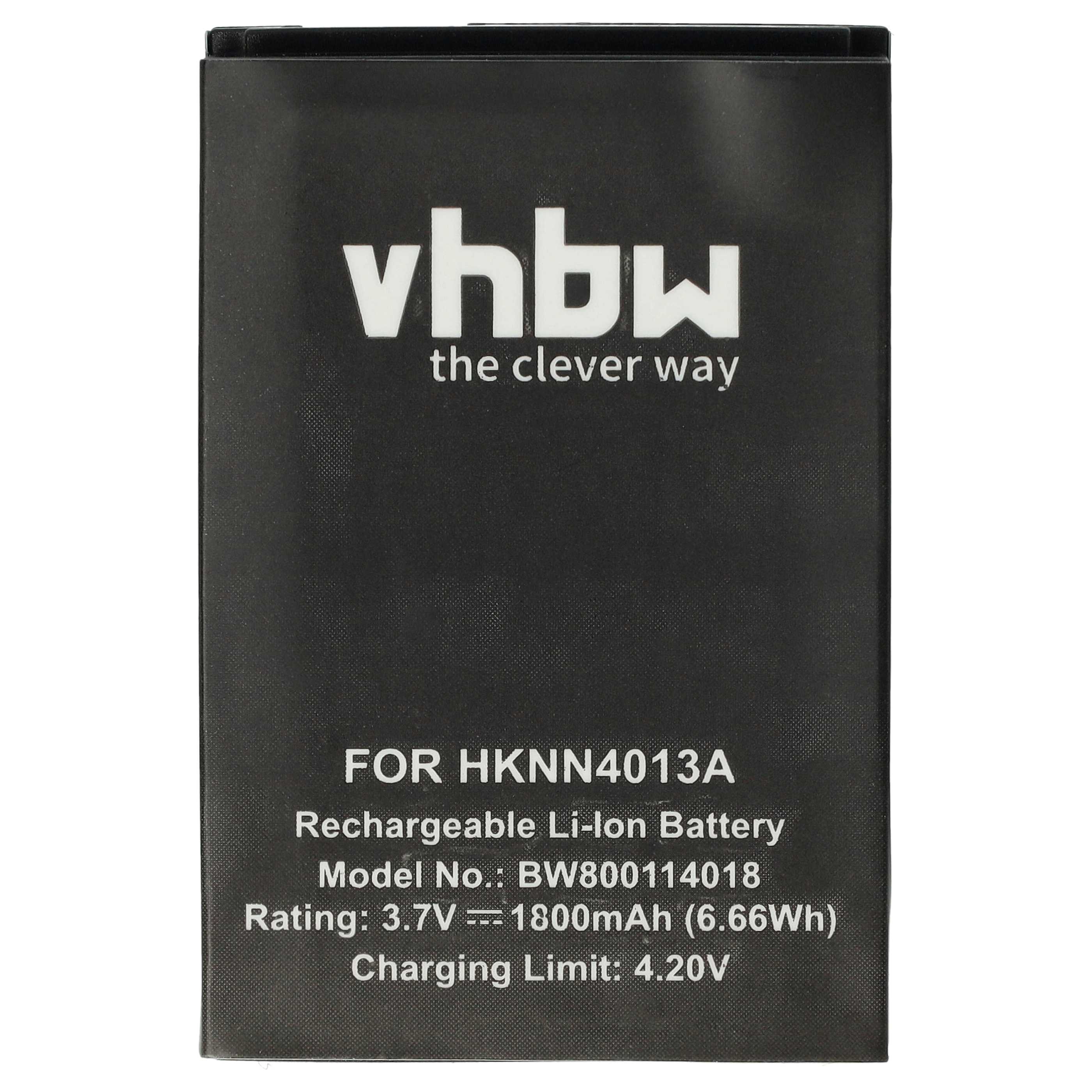Radio 10x Battery replaces Motorola BT90, HKNN4013A, HKLN4440B, BT110, BT60, HKNN4013B - 1800 mAh 3.7 V Li-Ion