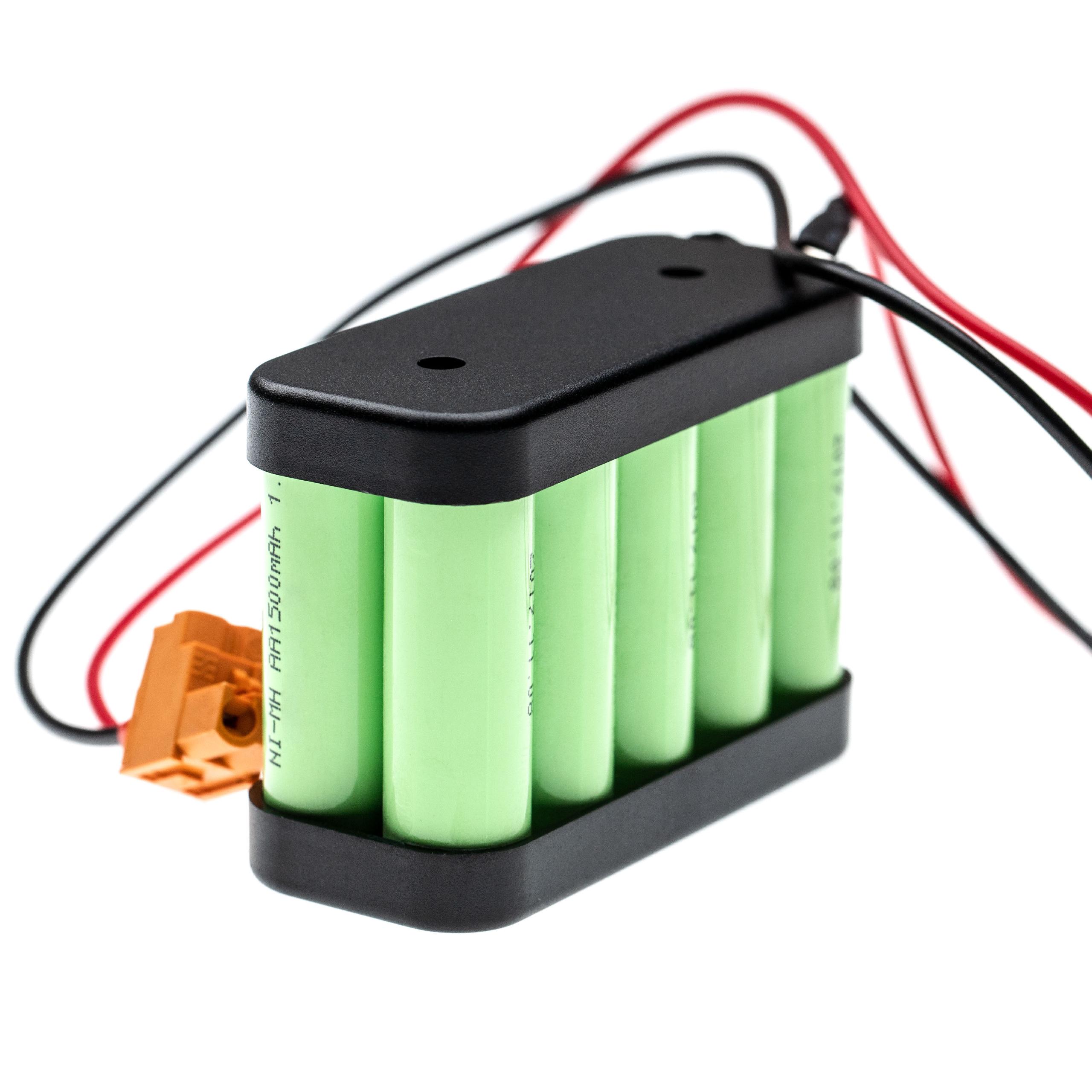 Batterie remplace Besam 654745 pour porte coulissante électrique - 1500mAh 12V NiMH