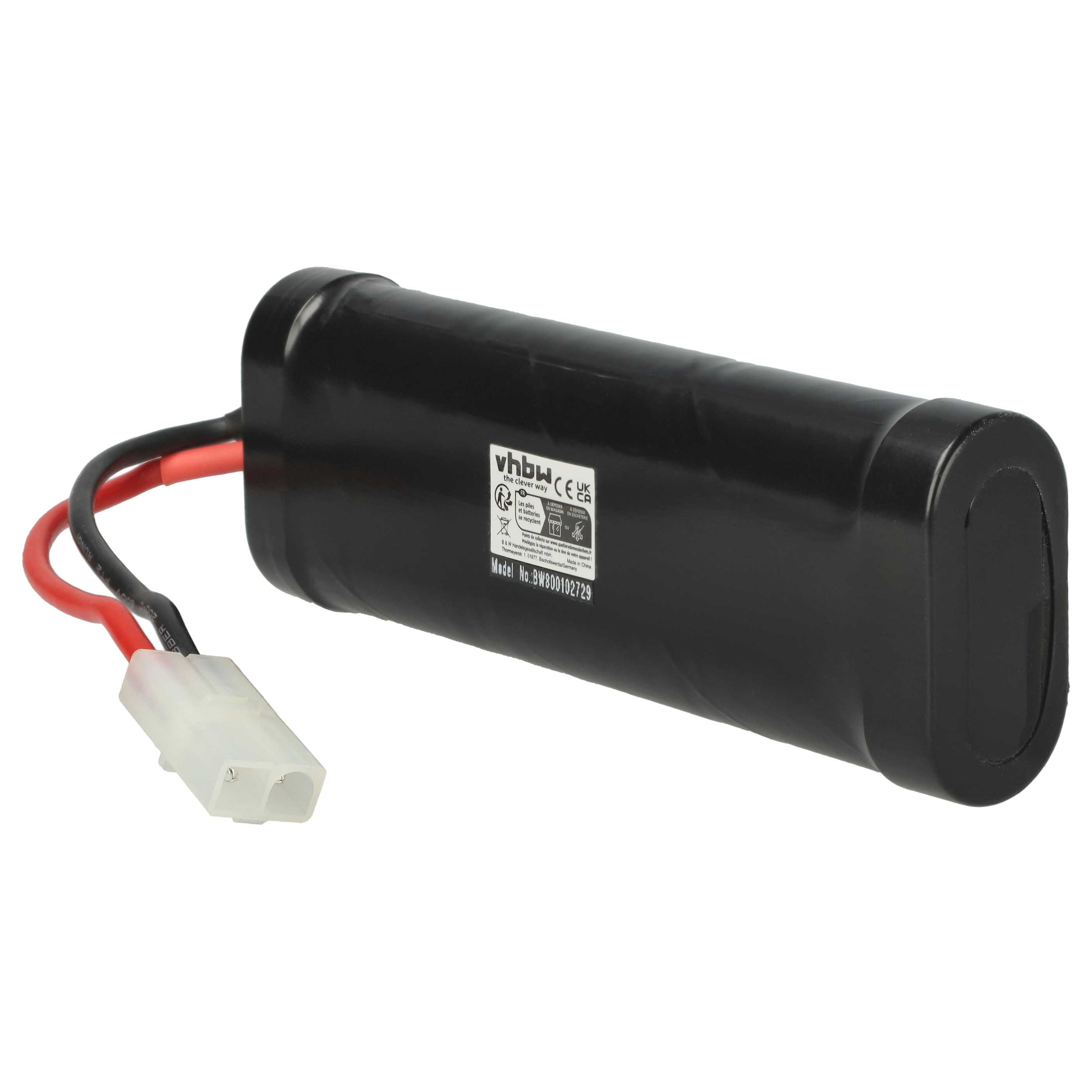 Batterie modèle radio-télécommandé - 3600mAh 7,2V NiMH, T-Plug (f)