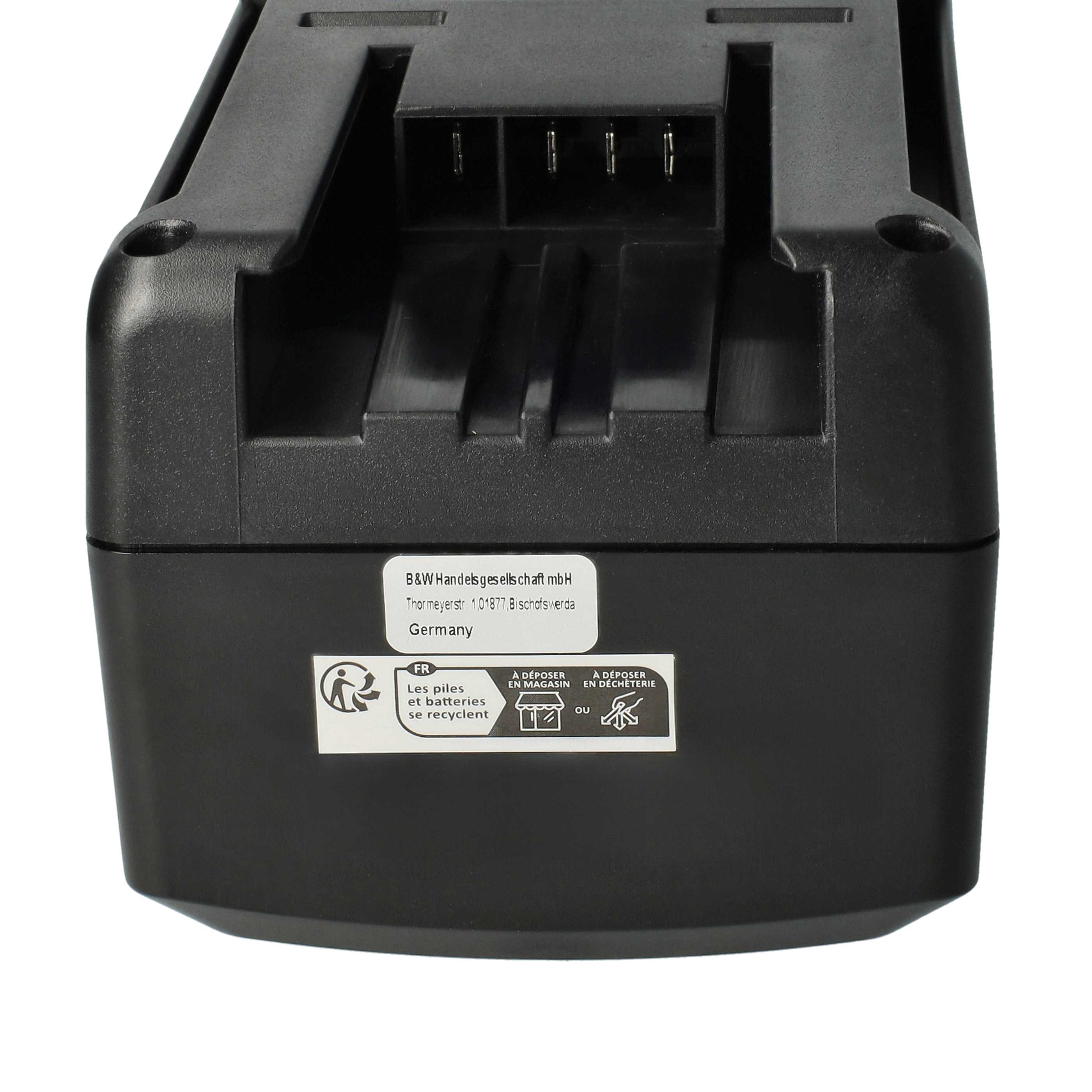 Batería reemplaza Kärcher 6.654-255.0, 6.654-183.0 para aspiradora Kärcher - 7500 mAh 25,2 V Li-Ion negro