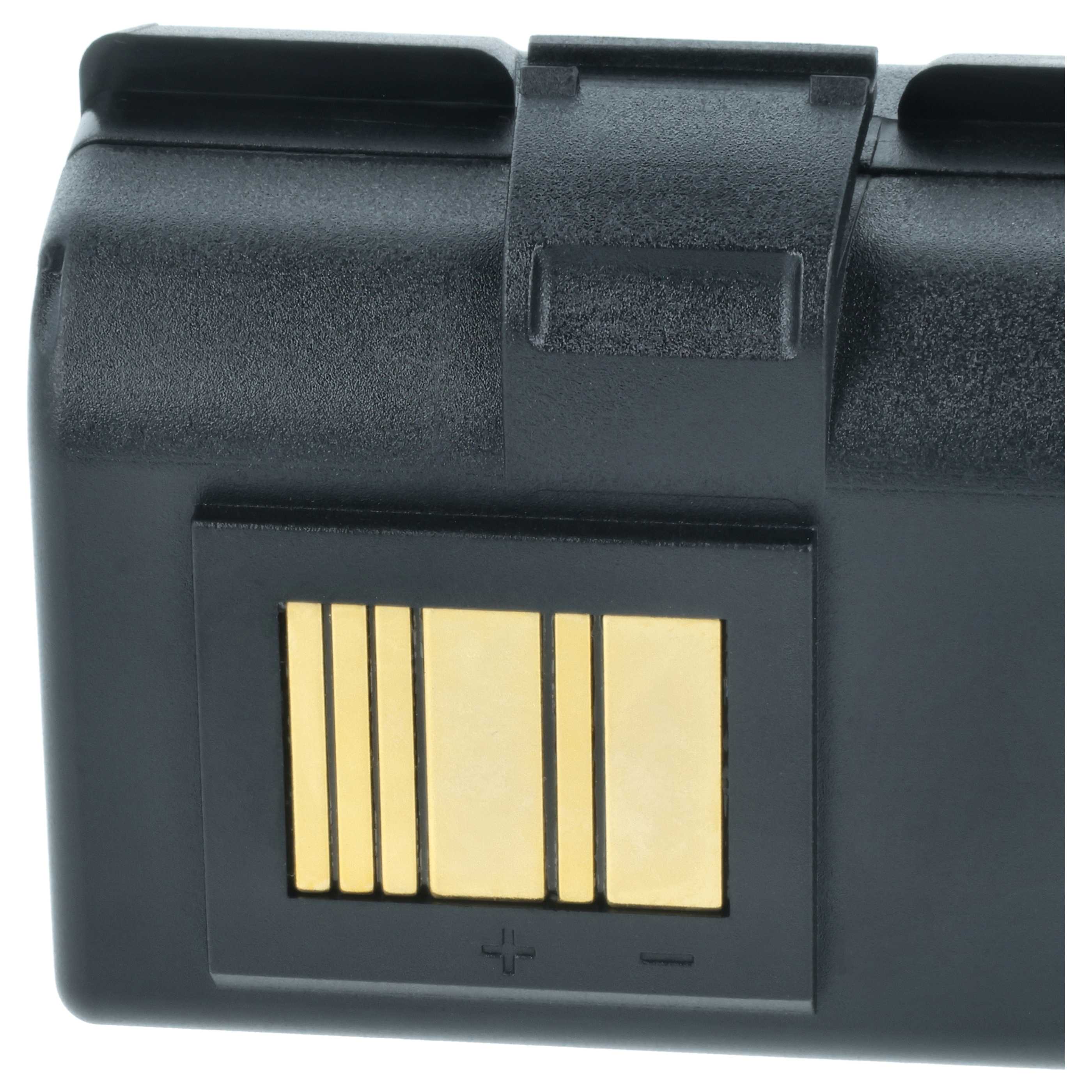 Printer 2x Battery replaces Zebra AT16004, BTRY-MPP-34MA1-01, BTRY-MPP-34MAHC1-01 - 6800 mAh 7.4 V Li-Ion