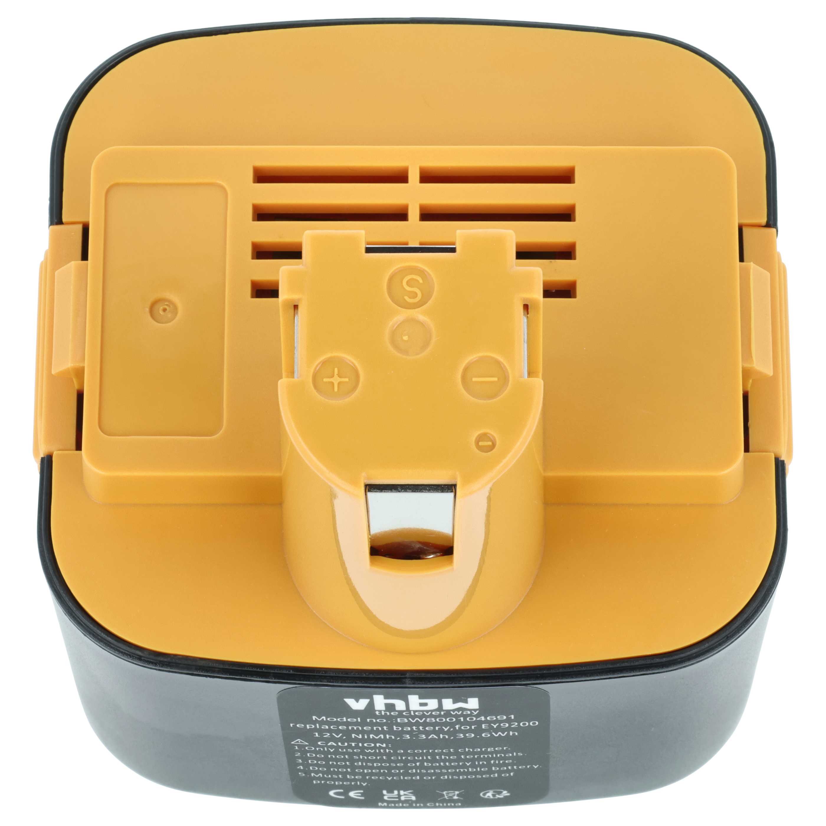 Akku 12V als Ersatz für ABB Stotz S&J SDF-AK220 - 3,3Ah, NiMH