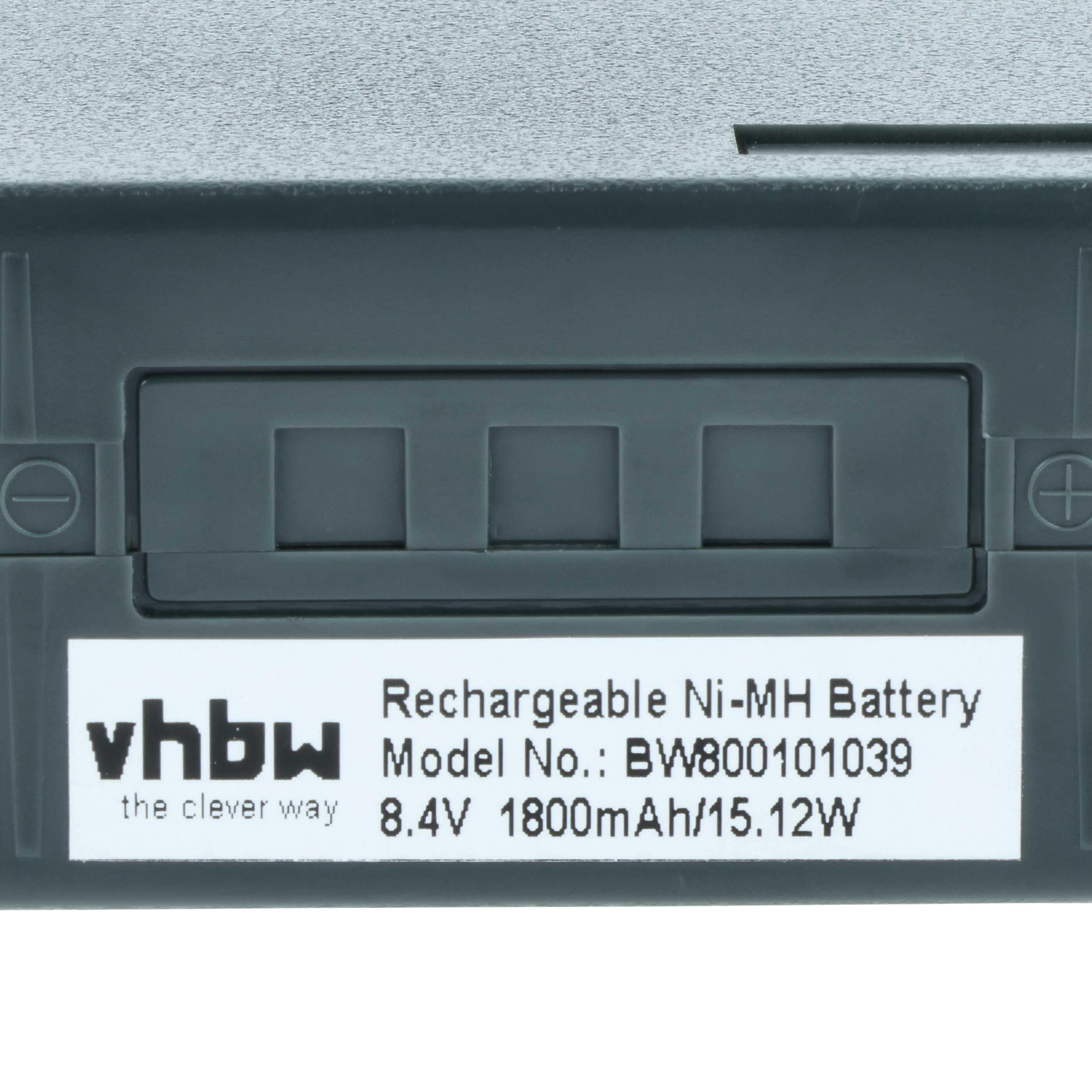 Radio 2x Battery replaces Icom BP-8, CM-8, CM-8G - 1800 mAh 8.4 V NiMH