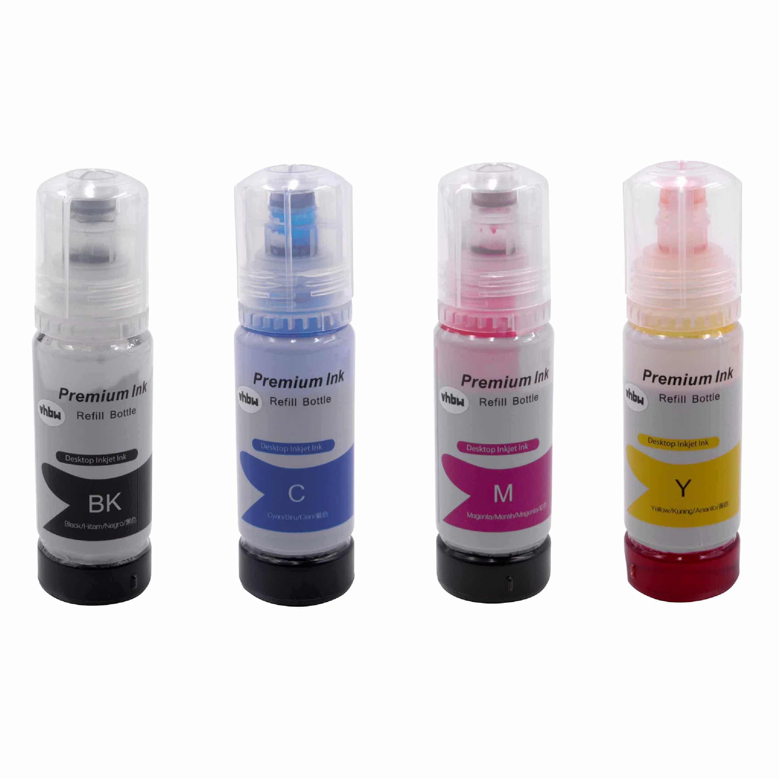 Refill Ink Coloured replaces Epson , , C13T03R240, , 102 black for Epson Printers etc - refill set 280ml
