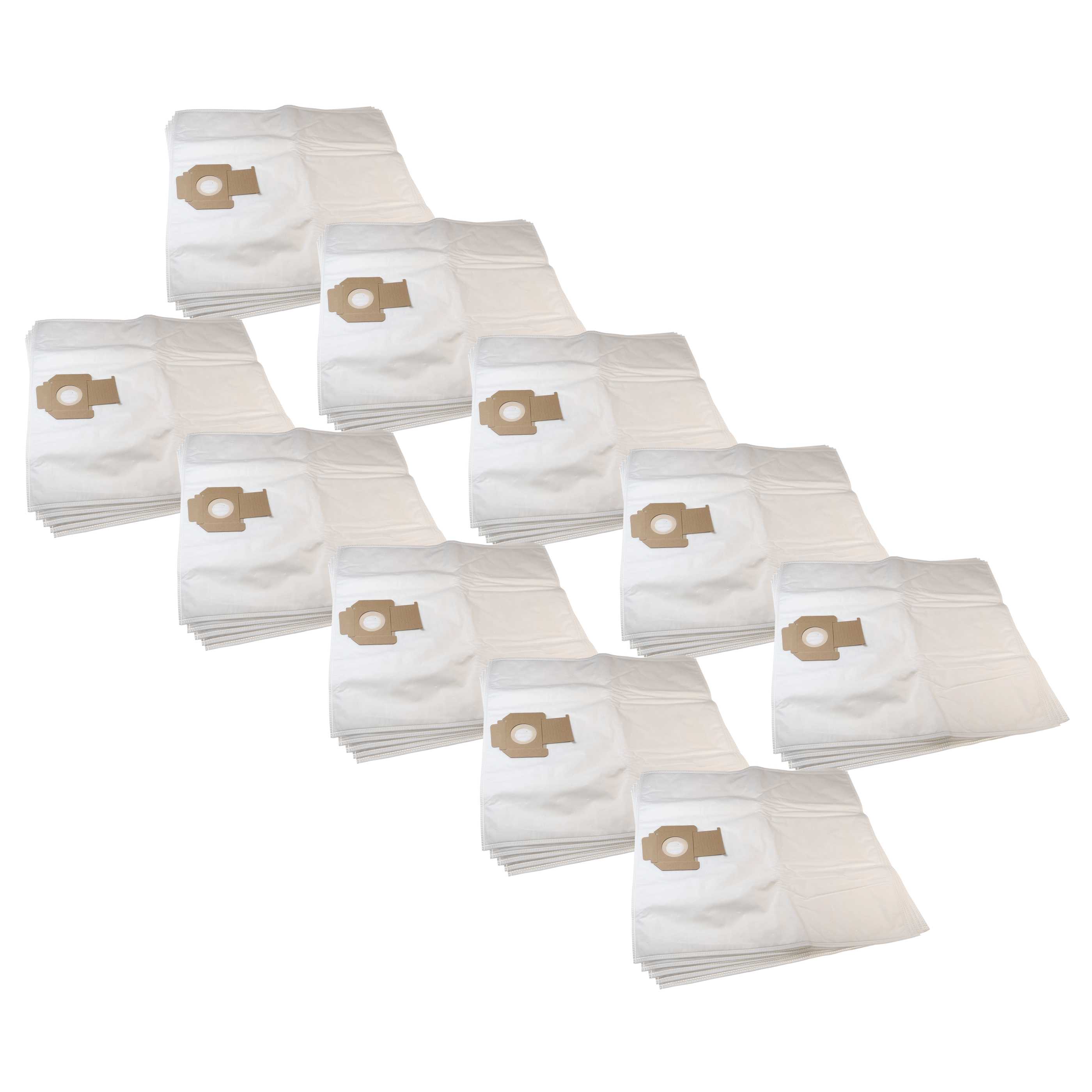 50x Vacuum Cleaner Bag replaces Nilfisk 302004004 for Nilfisk Vacuum Cleaners - microfleece