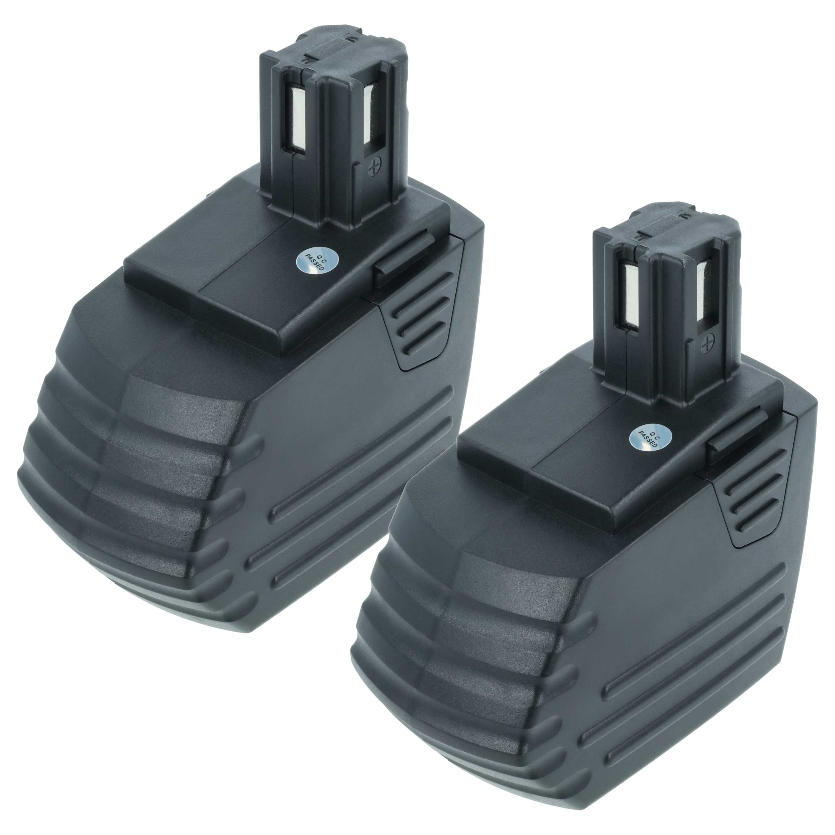 2x Battery replaces Hilti SFB150, SFB155, SFB150A, SFB151 Electric Power Tool - 3300 mAh, 15.6 V, NiMH