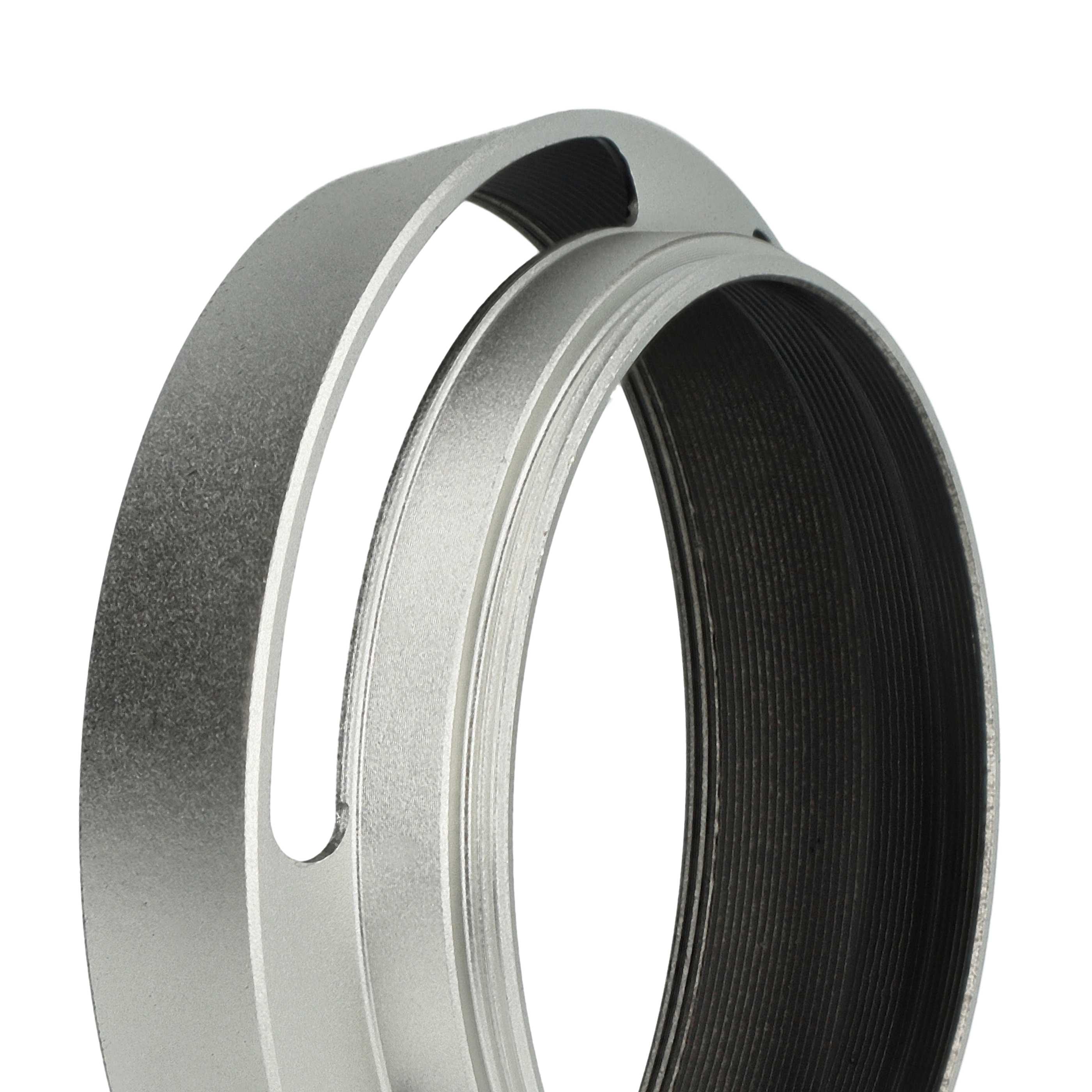 Lens Hood suitable for 55mm Lens - Lens Shade Silver, Round