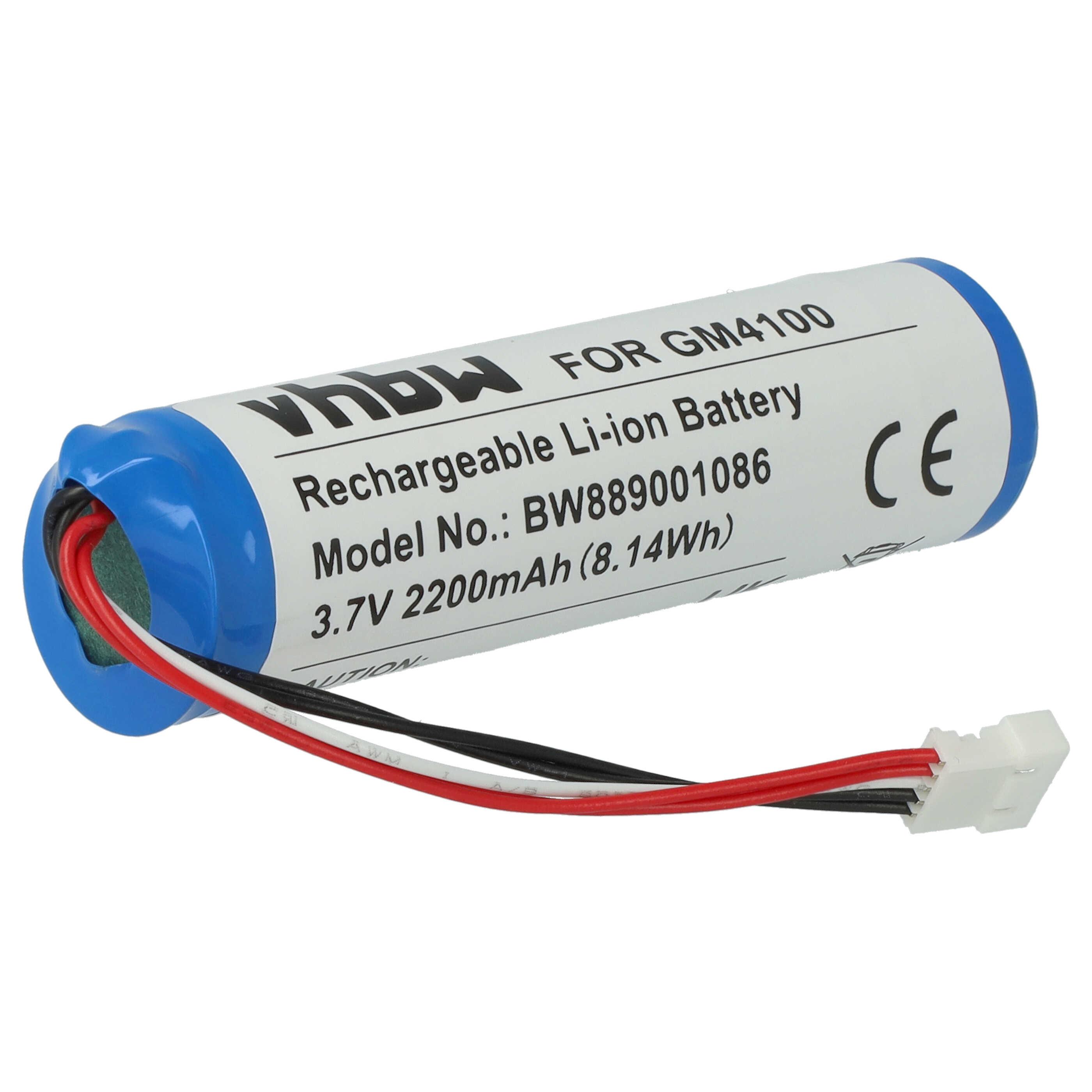 Batteria sostituisce Datalogic 128000894, BT-8, RBP-4000 per barcode scanner Datalogic - 2200mAh 3,7V Li-Ion