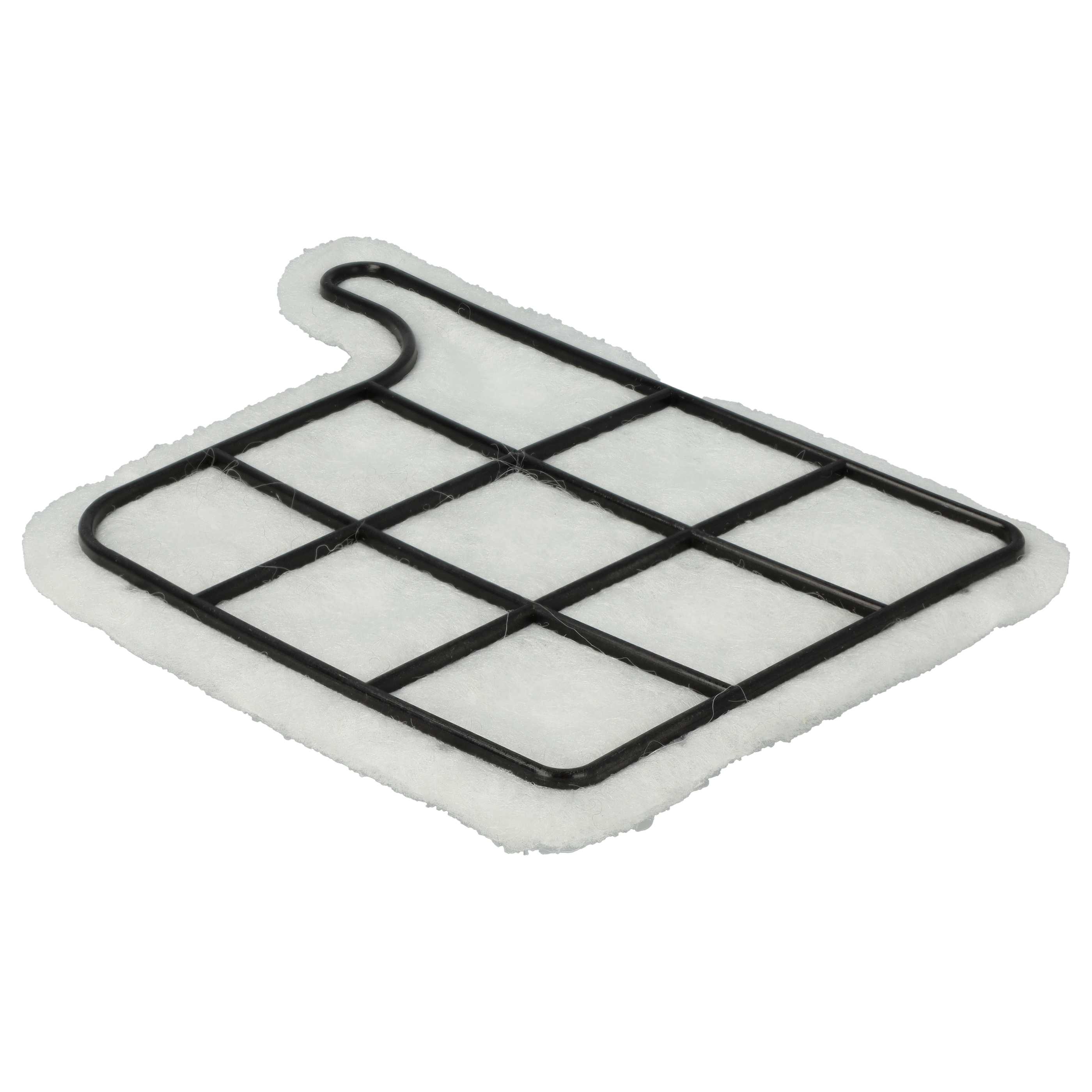3x Filtermotor filter suitable for Vorwerk Kobold VK135, VK135SC, VK 135 SC, VK136 Vacuum Cleaner, 9.2 x 12.4
