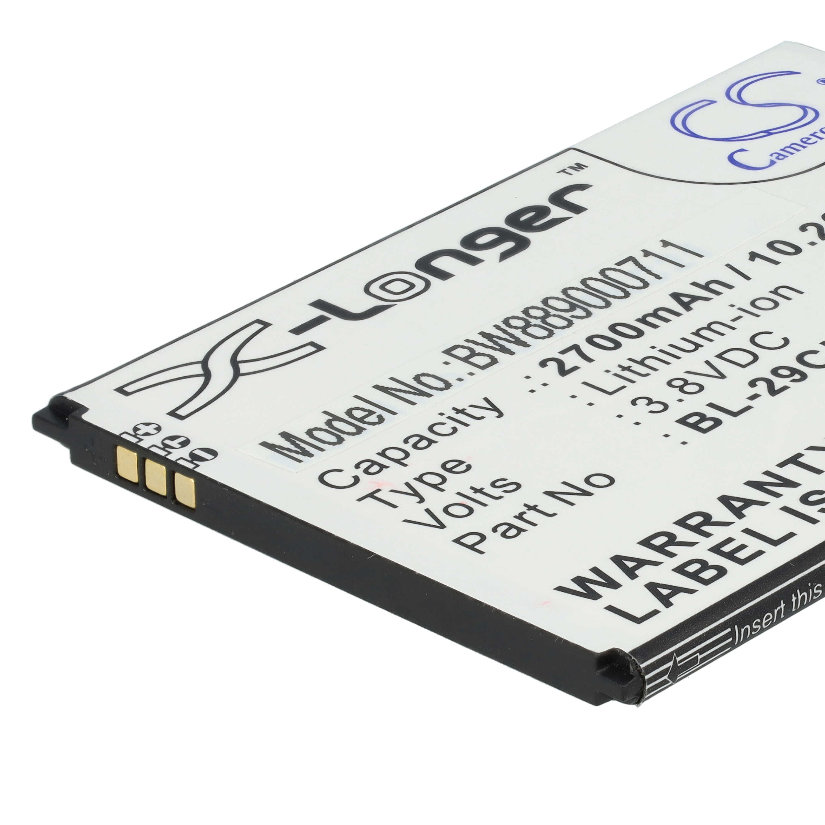 Akumulator do telefonu smartfona zamiennik Nokia BL-29CL, BL-29CI - 2700 mAh 3,8 V Li-Ion