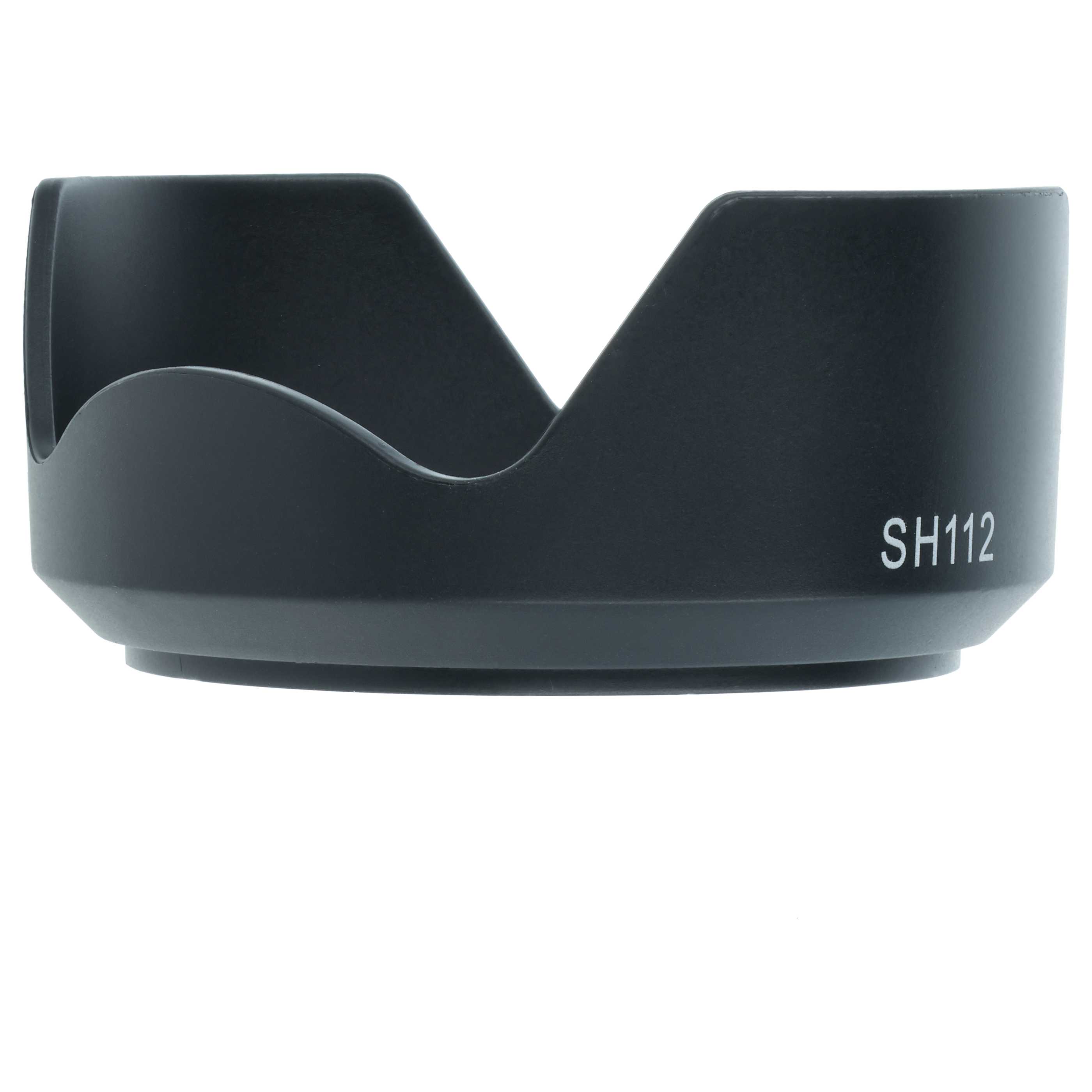Lens Hood replaces Sony ALC-SH112 for Sony Lens with 49 mm Diameter, plastic, black