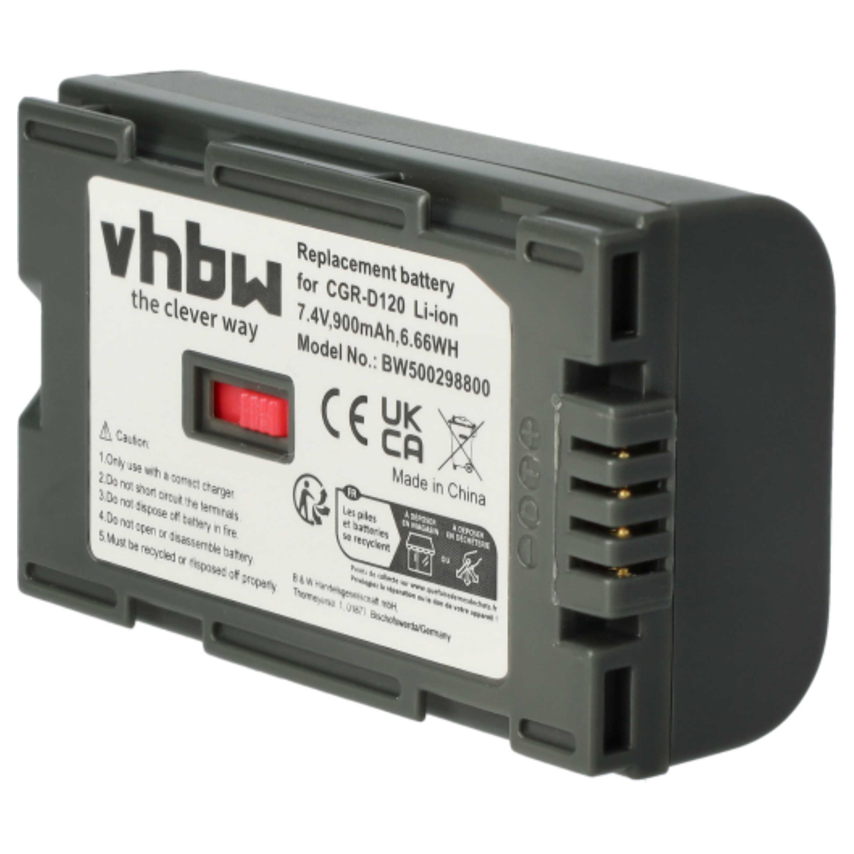 Videocamera 3x Battery replaces Hitachi DZ-BP28, DZ-BP16 - 900 mAh 7.2 V Li-Ion