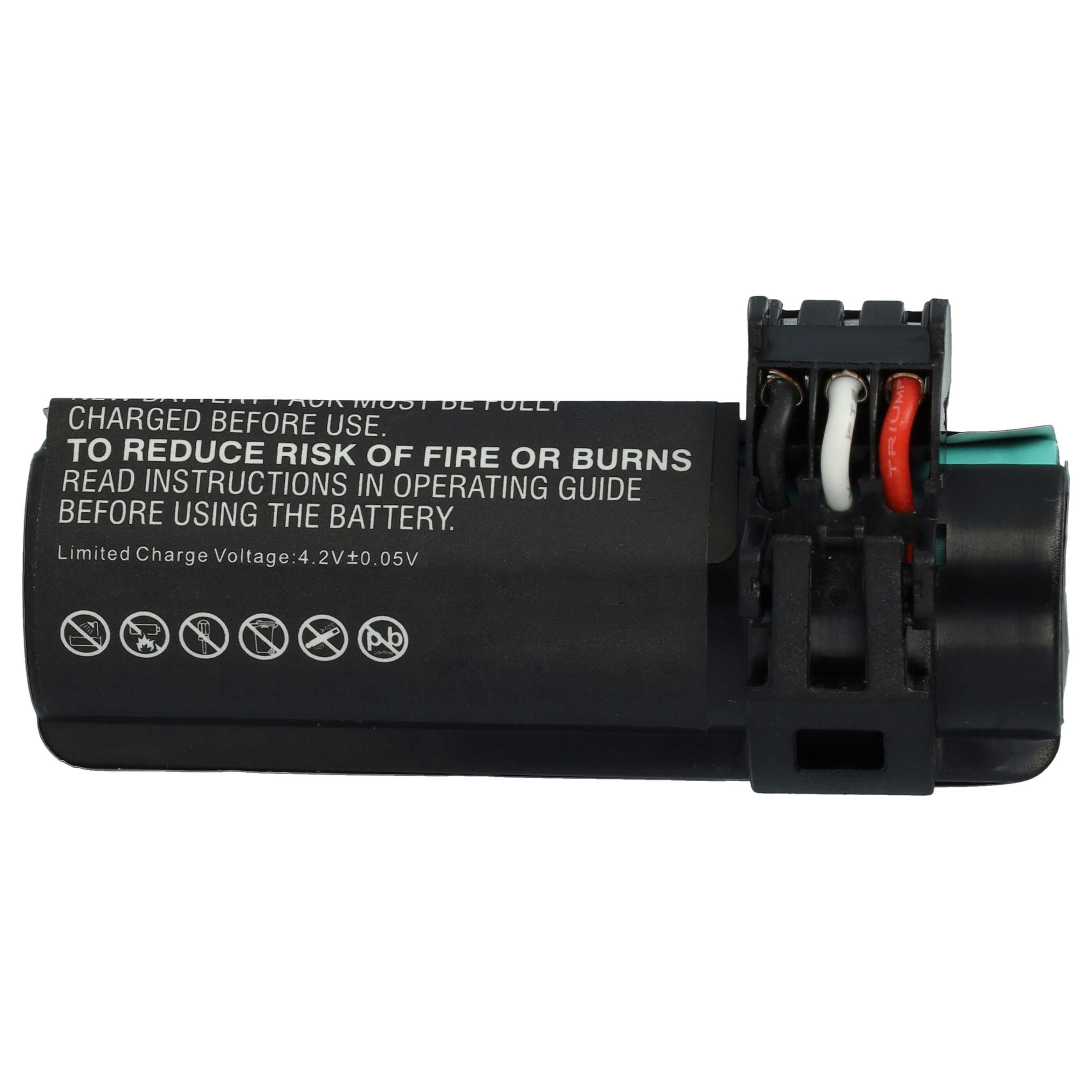 Barcode Scanner POS Battery Replacement for Ingenico F12432566, F26402376 - 3000mAh 3.7V Li-Ion