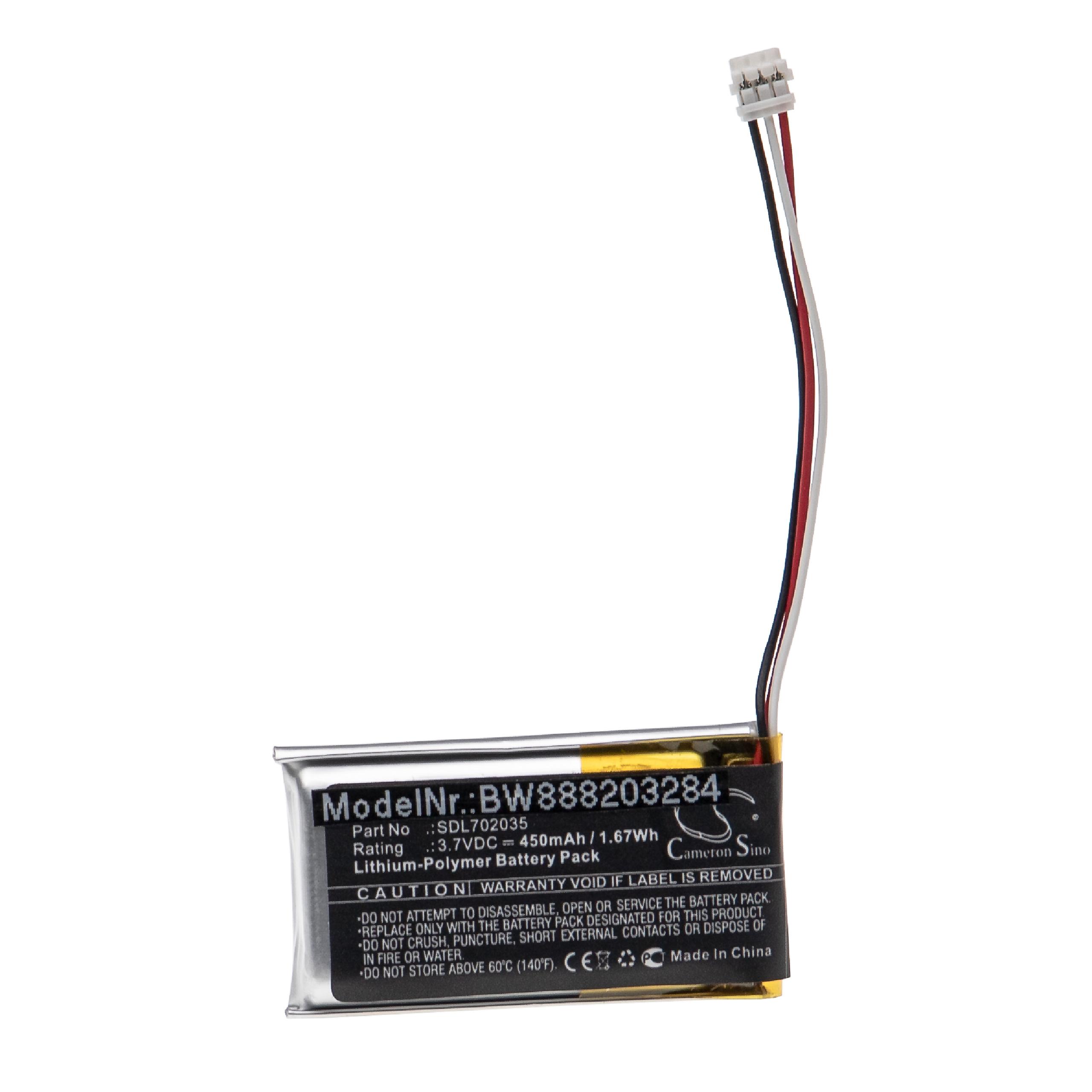 Batteria per termocamera sostituisce Flir SDL702035, LF602035-02 Flir - 450mAh 3,7V Li-Poly