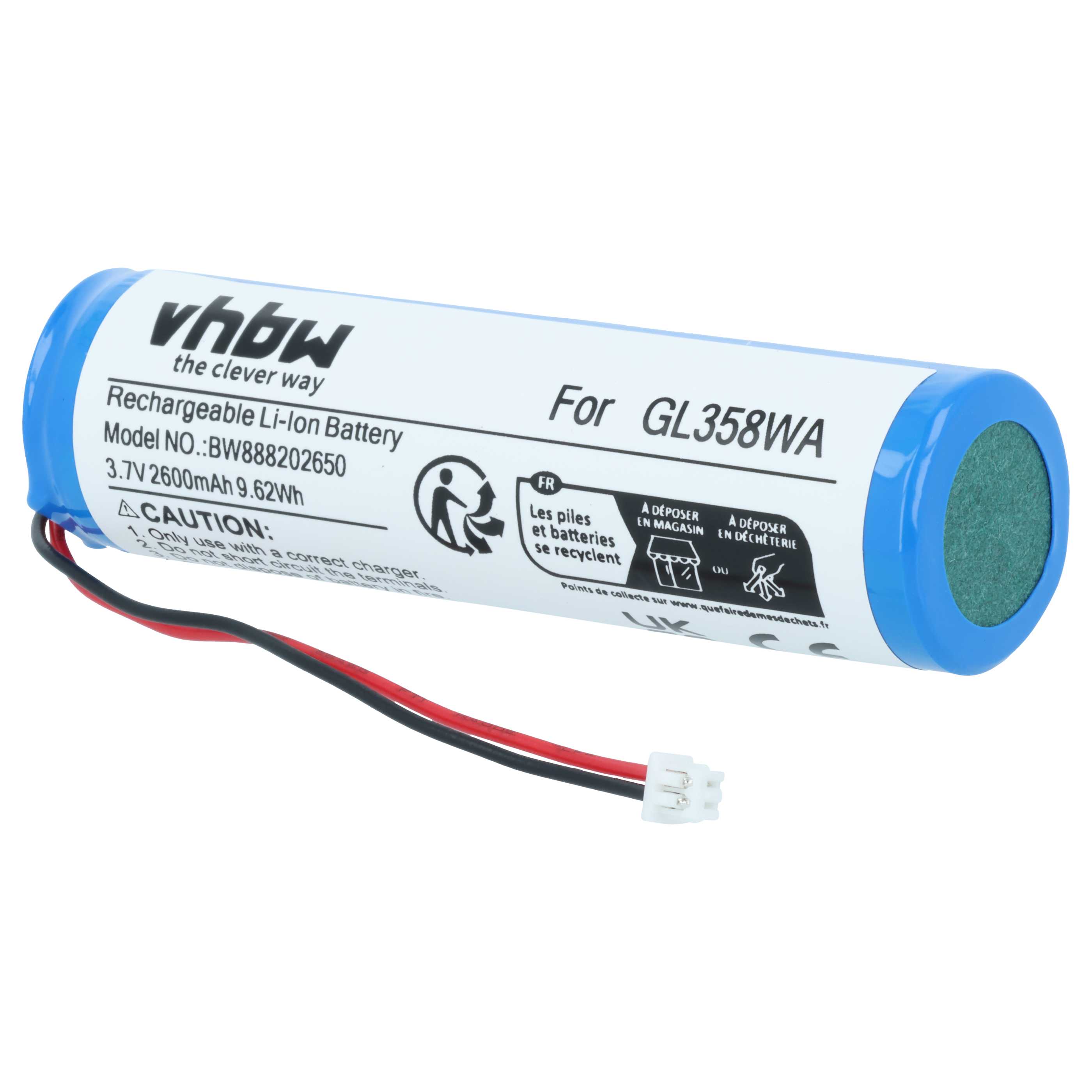 Batteria per controller drone, telecomando sostituisce DJI GL358WA - 2600mAh 3,7V Li-Ion