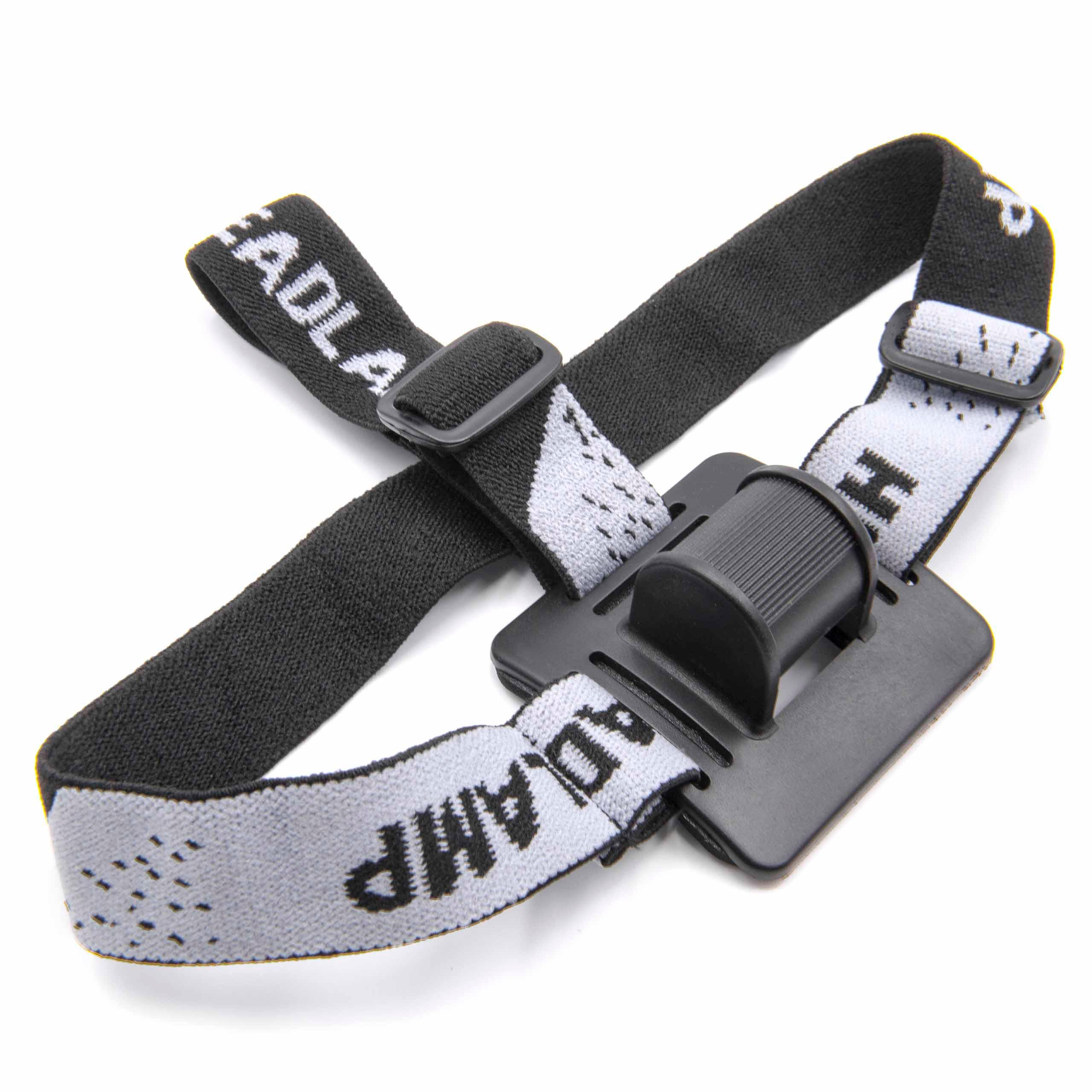 vhbw Helmet Strap for Various Bicycles Lamps, Battery-Powered Bike Lights e.g. compatible with CREE XMLT6 LED,