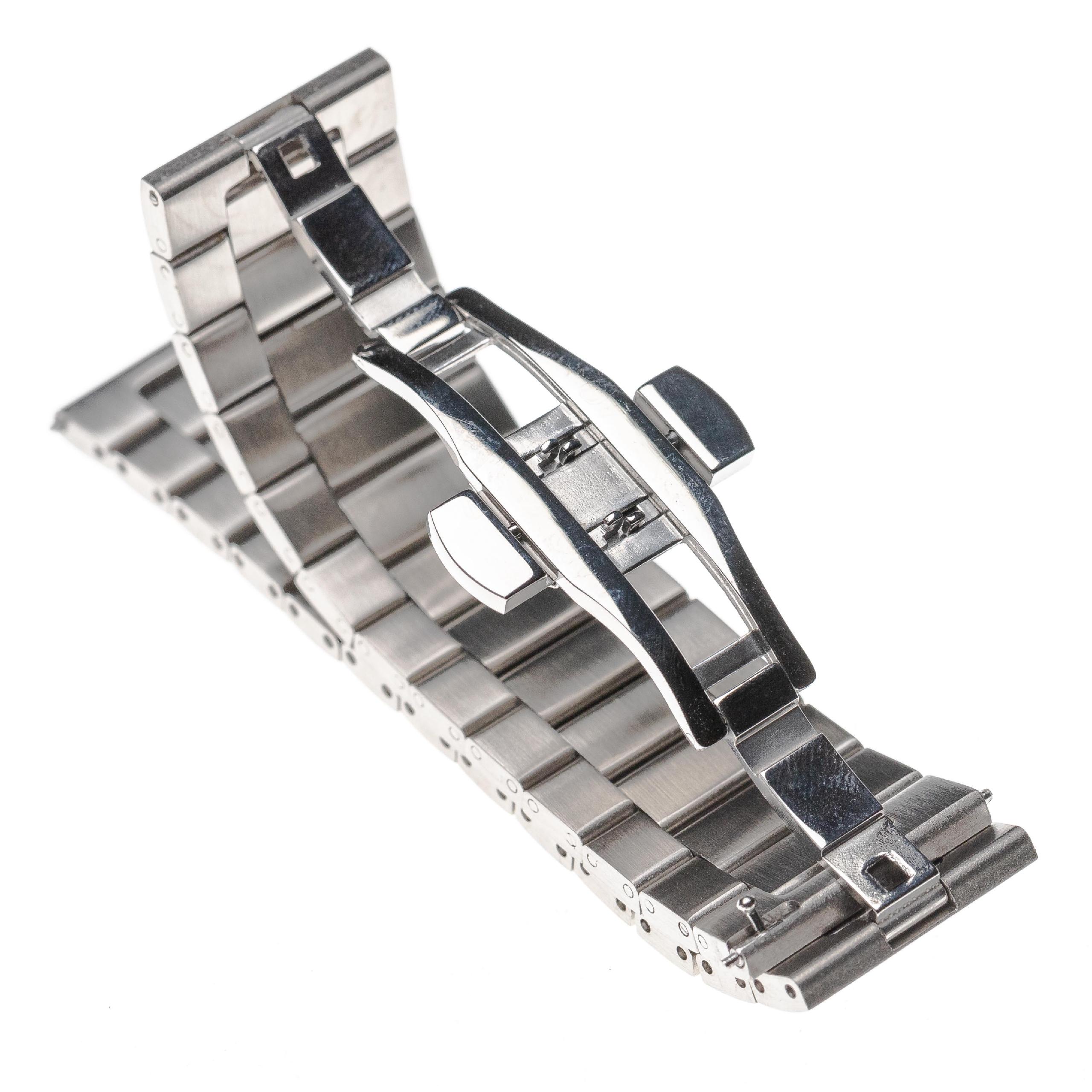 cinturino per Samsung Galaxy Watch Smartwatch - 17,4 cm lunghezza, 20mm ampiezza, acciaio inox, argento