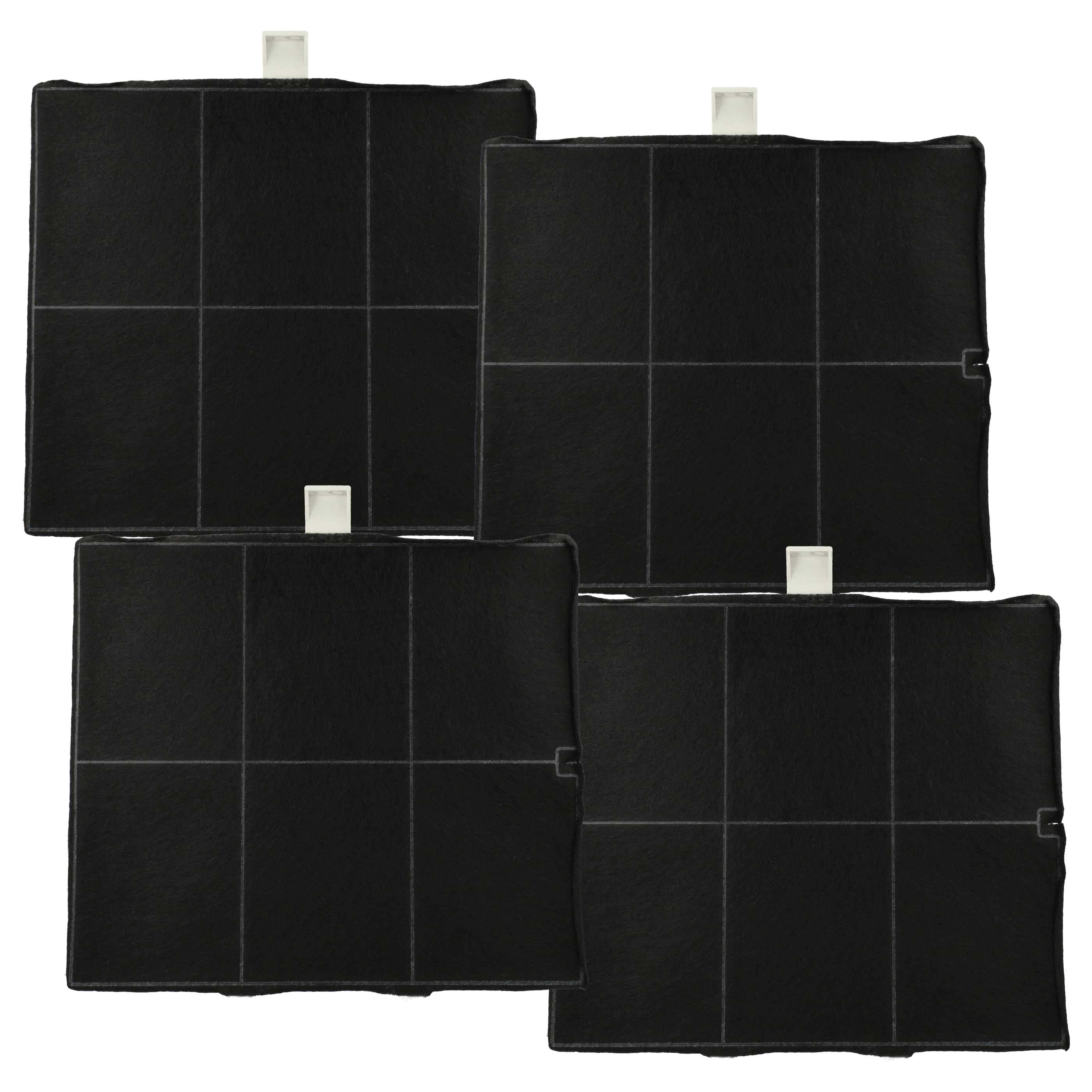 4x Filtres à charbon actif remplace Bosch DHZ5135 pour hotte Bosch