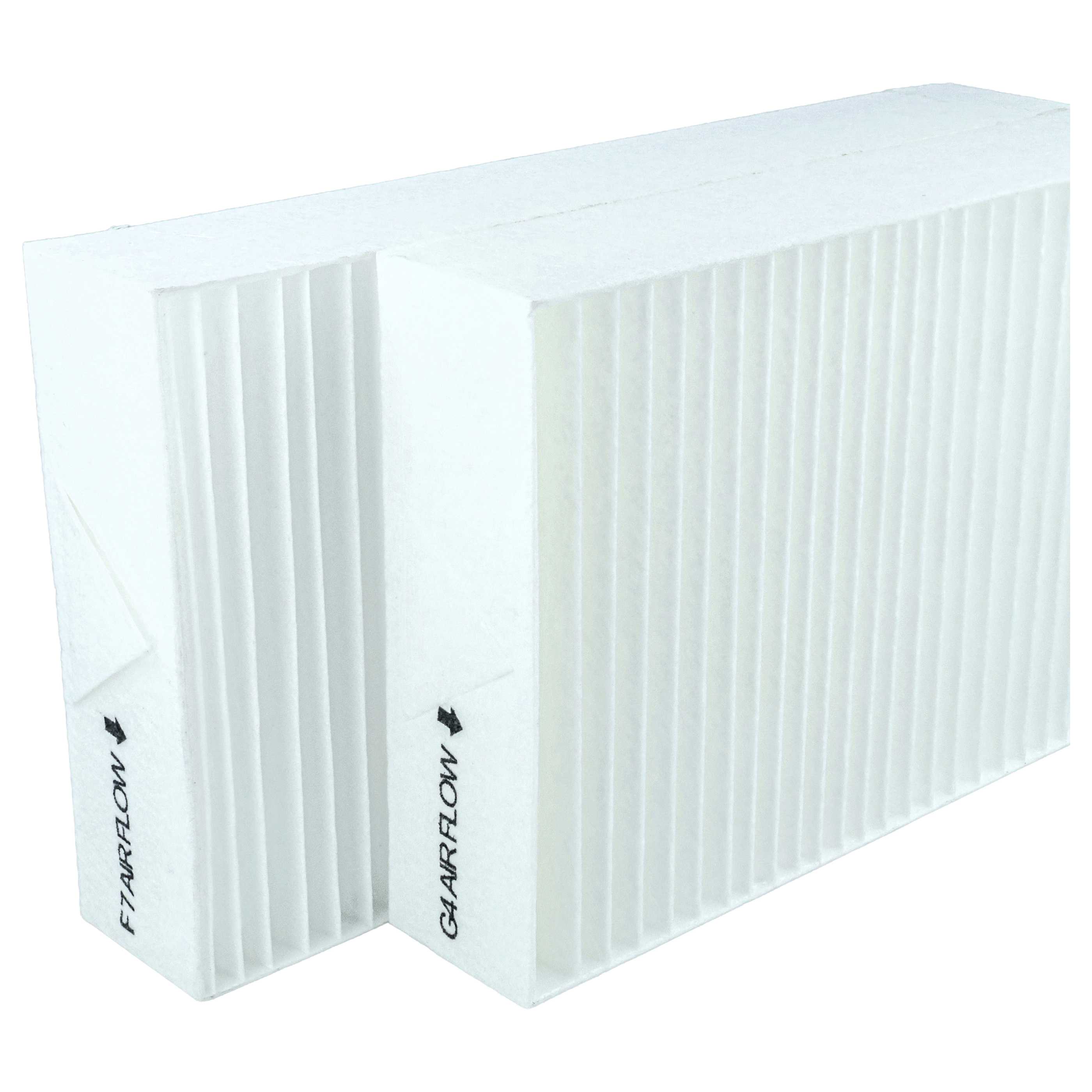 2x Filtri G4 / F7 sostituisce Bosch 7738113333 per ventilatore - 27 x 15 x 4,6 cm