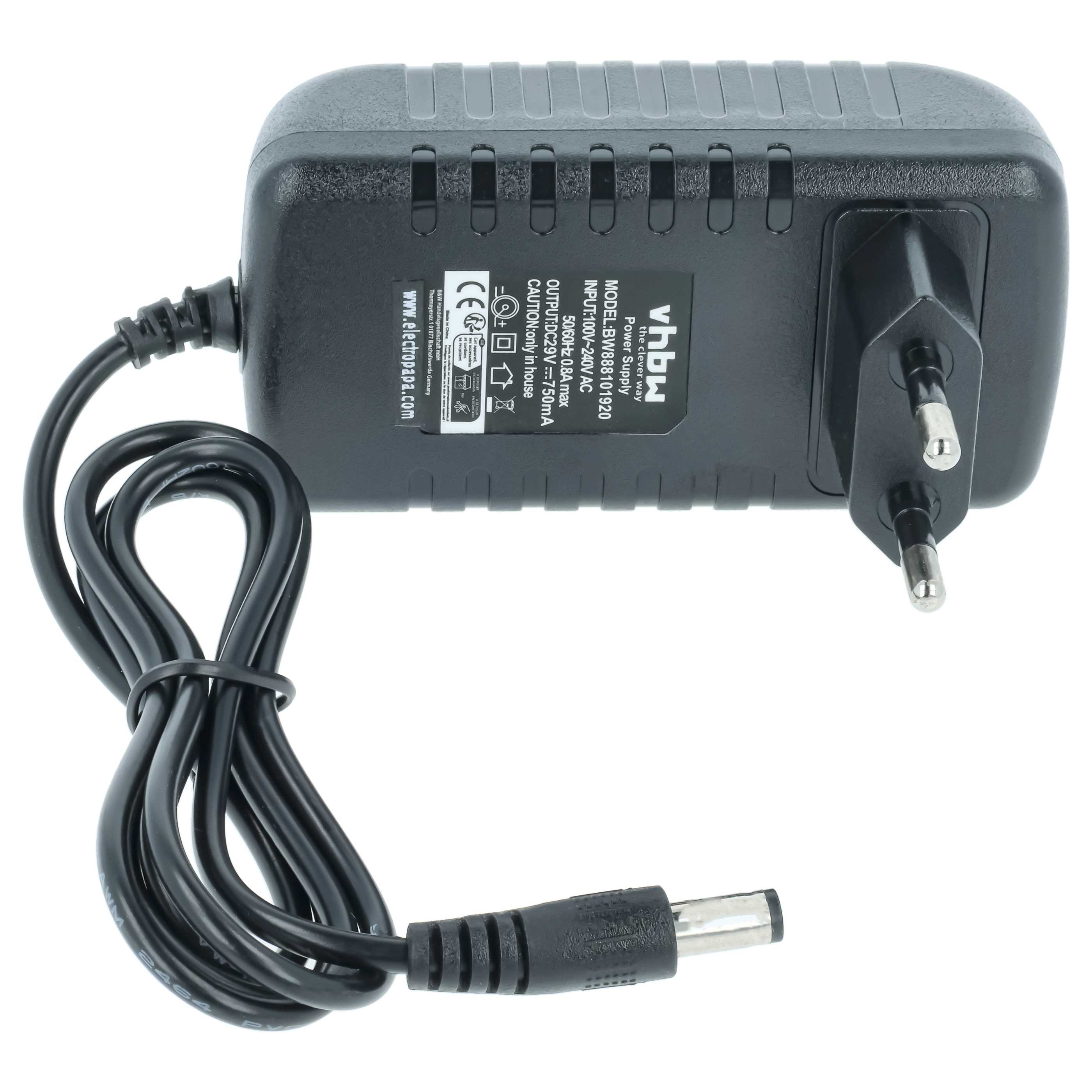 Caricabatterie sostituisce Rowenta RS-RH5664, 2230000185, SSC-290075EU per aspirapolvere a batteria Tefal 