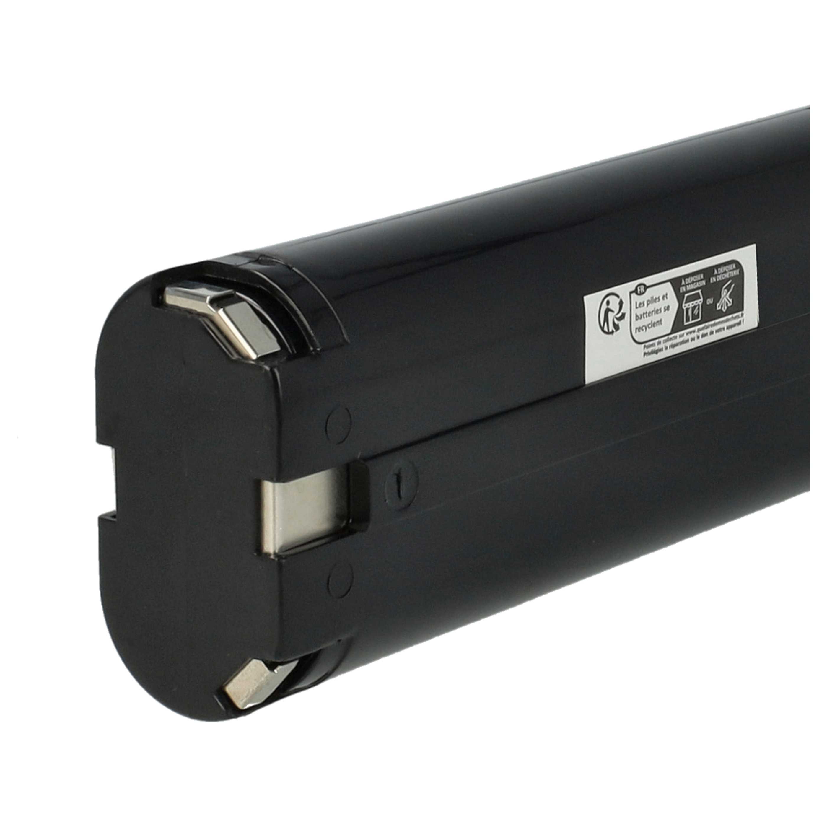 3x Battery replaces Makita 193890-9, 193889-4, 192533-0, 191681-2 Electric Power Tool - 3000 mAh, 9.6 V, NiMH