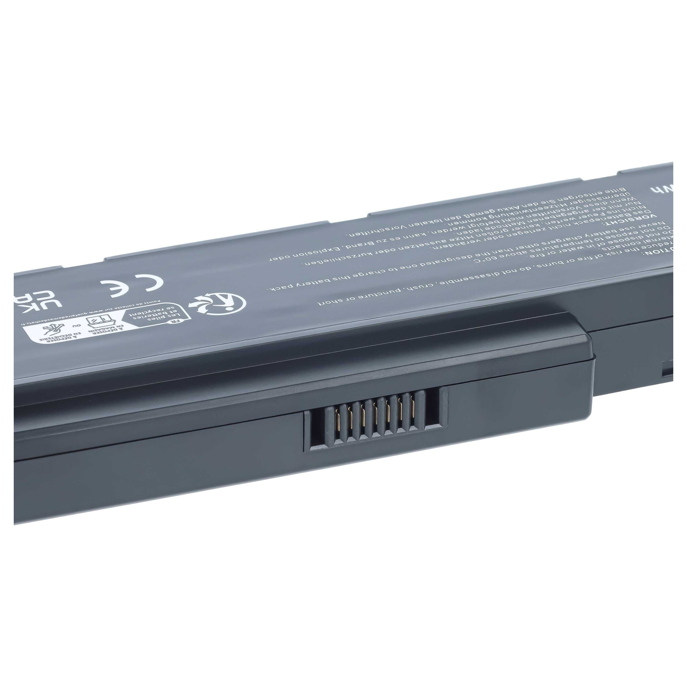 Notebook-Akku als Ersatz für Fujitsu-Siemens 3UR18650-2-T0182 - 4400mAh 11,1V Li-Ion, schwarz