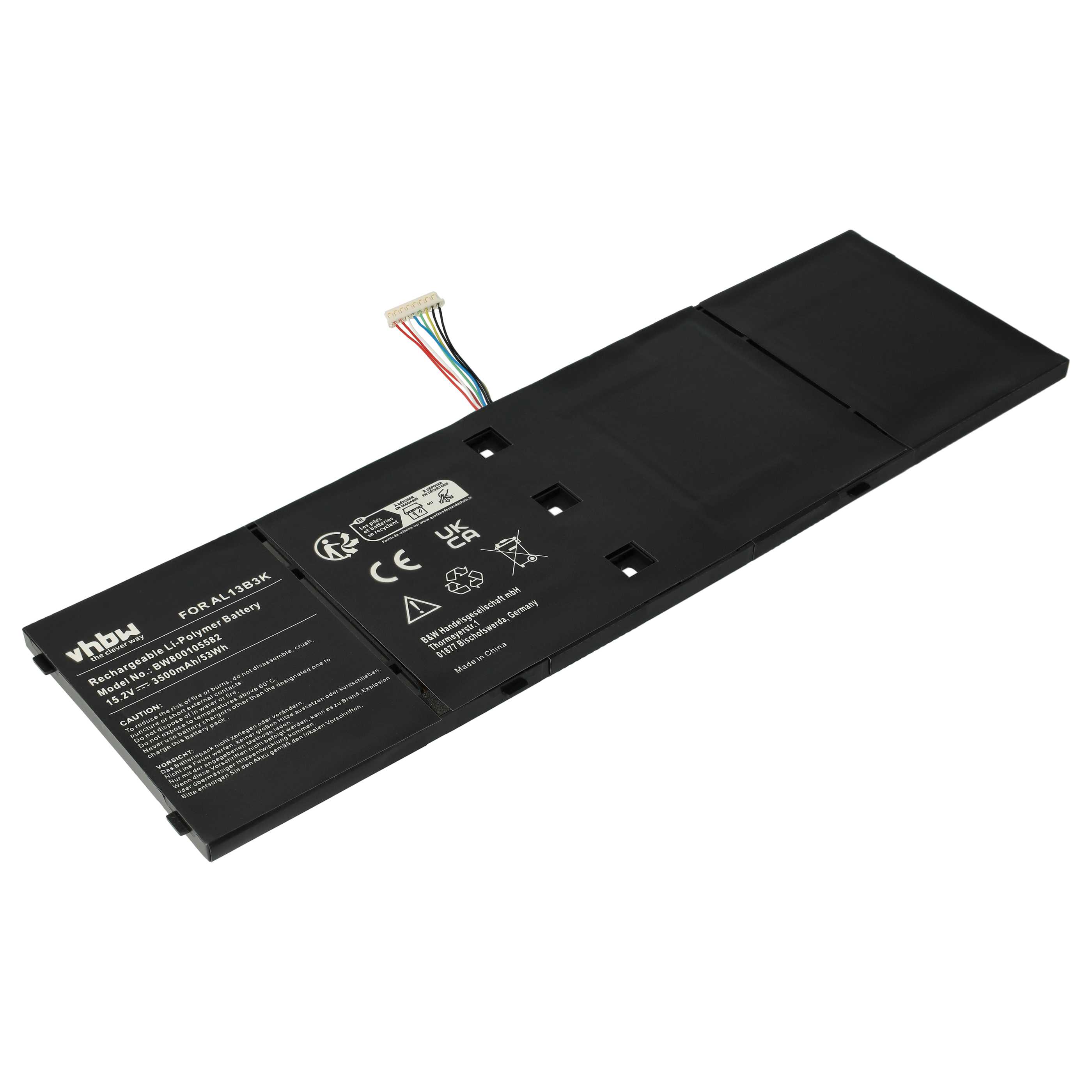 Akumulator do laptopa zamiennik Acer 41CP6/60/80, 41CP6/60/78, 4ICP6/60/80, 4ICP6/60/78 - 3500 mAh 15,2 V LiPo