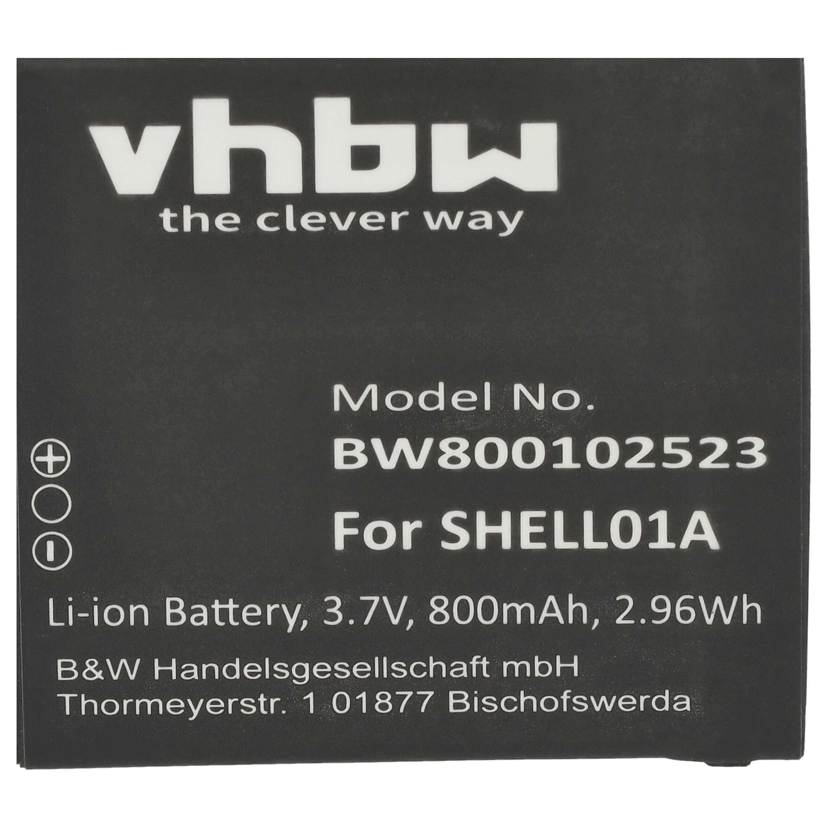 Akku als Ersatz für Doro DBF-800C, DBF-800D, DBF-800E, DBF-800A, DBF-800B - 800mAh 3,7V Li-Ion
