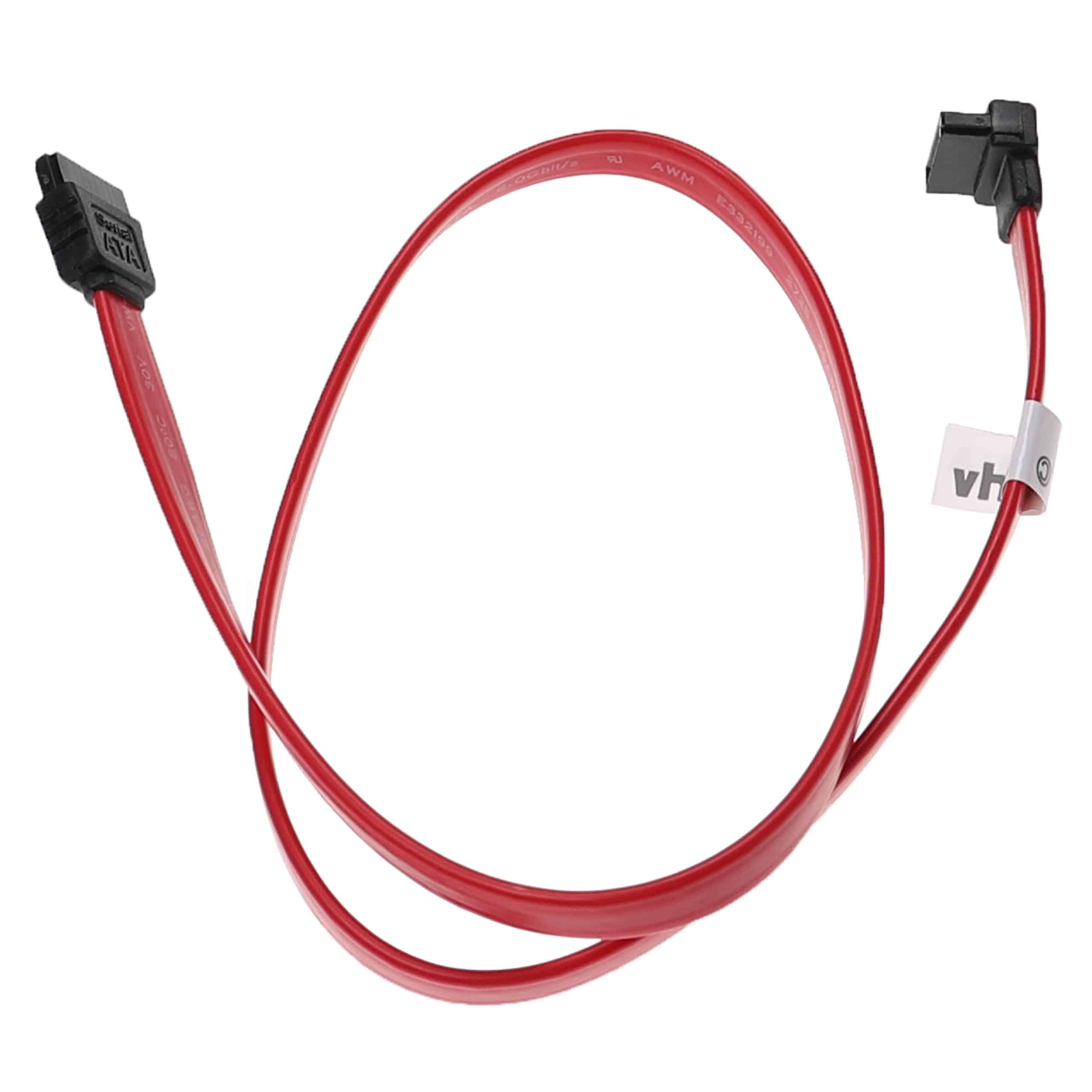 Cable SATA recto - ángulo de 90° compatible con discos duros - Cable de datos, 50 cm
