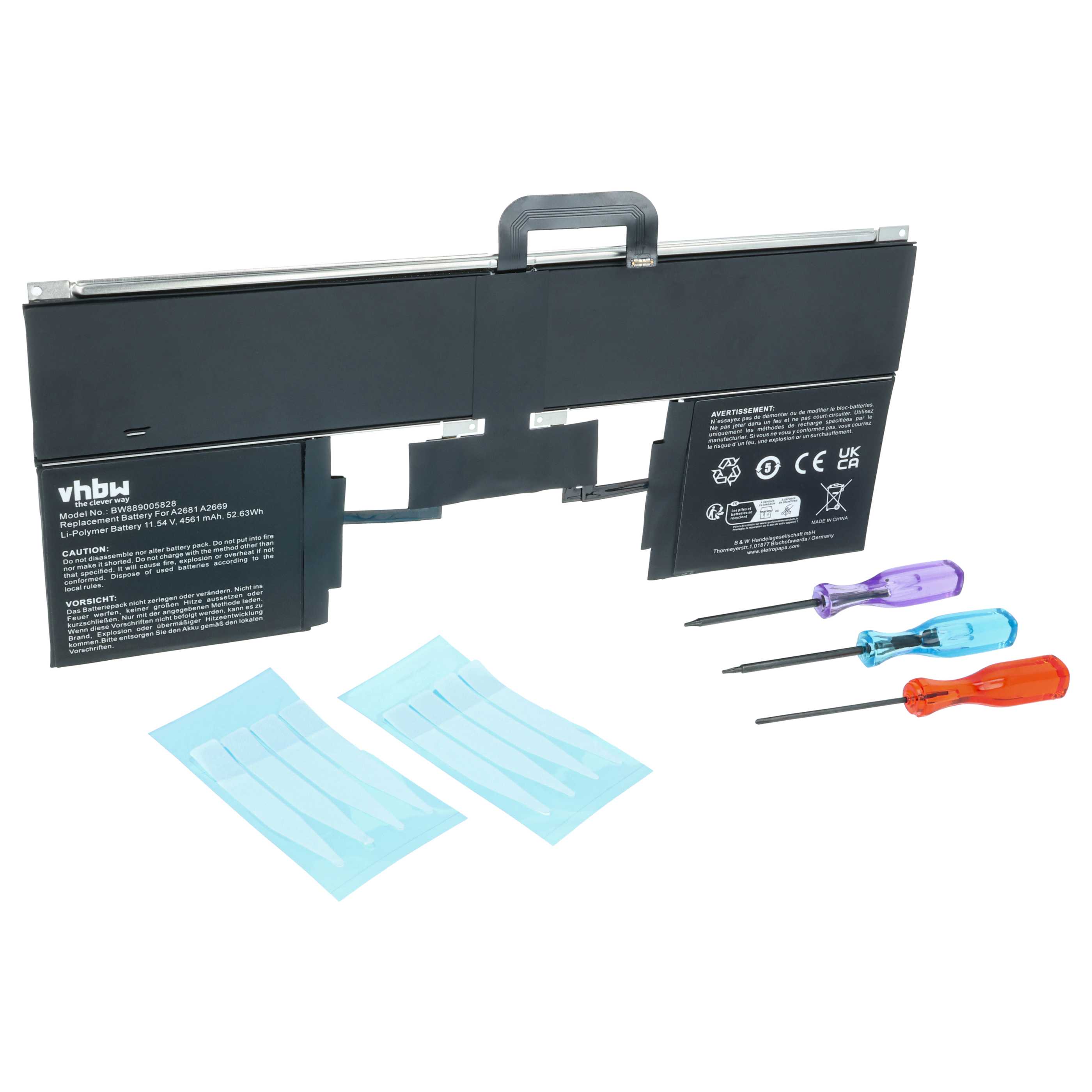 Tablet Battery Replacement for Apple A2669 - 4561 mAh 11.54 V Li-polymer