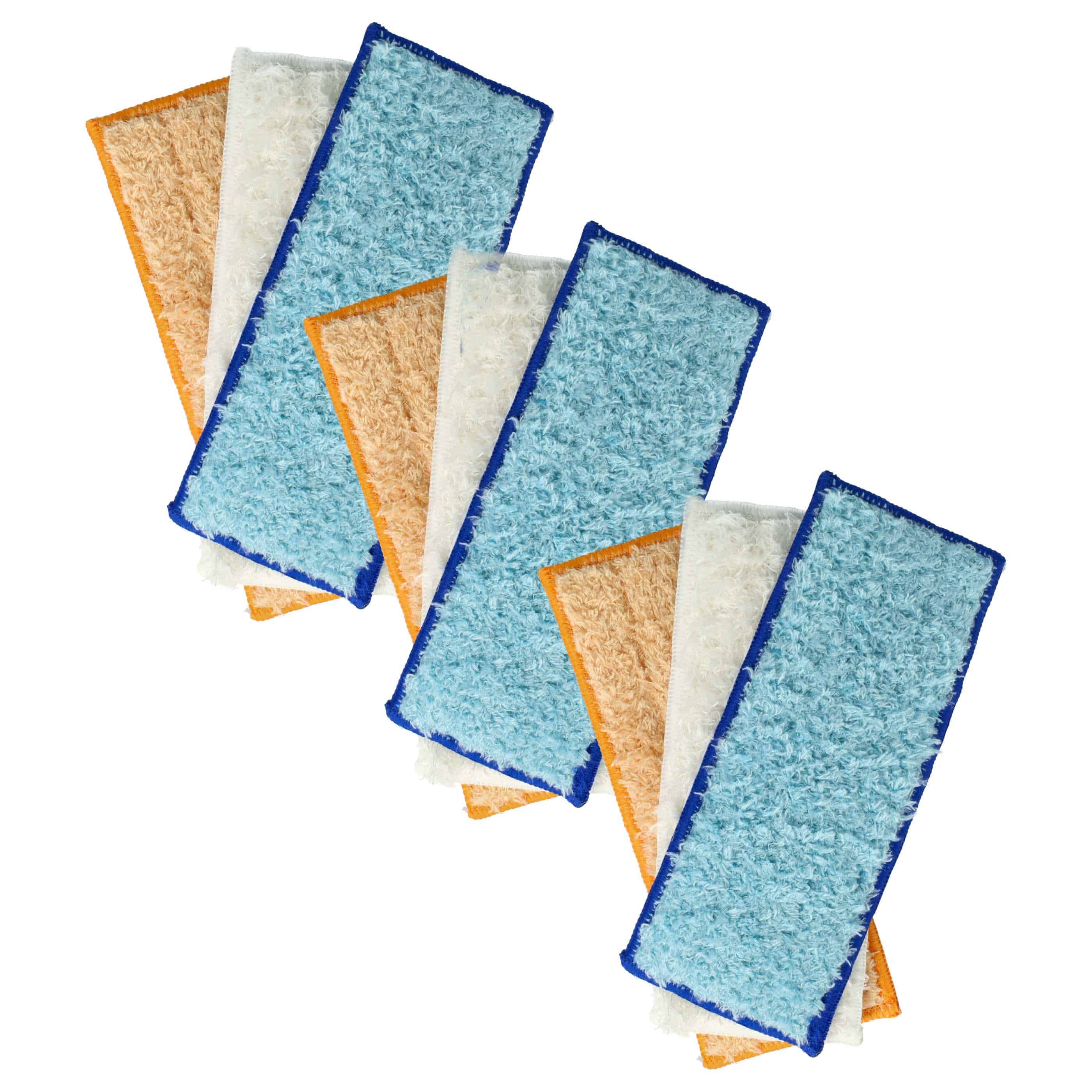 Cleaning Cloth Set (9 Part) suitable for iRobot Braava Jet 240, 250 Robot Vacuum - plastic