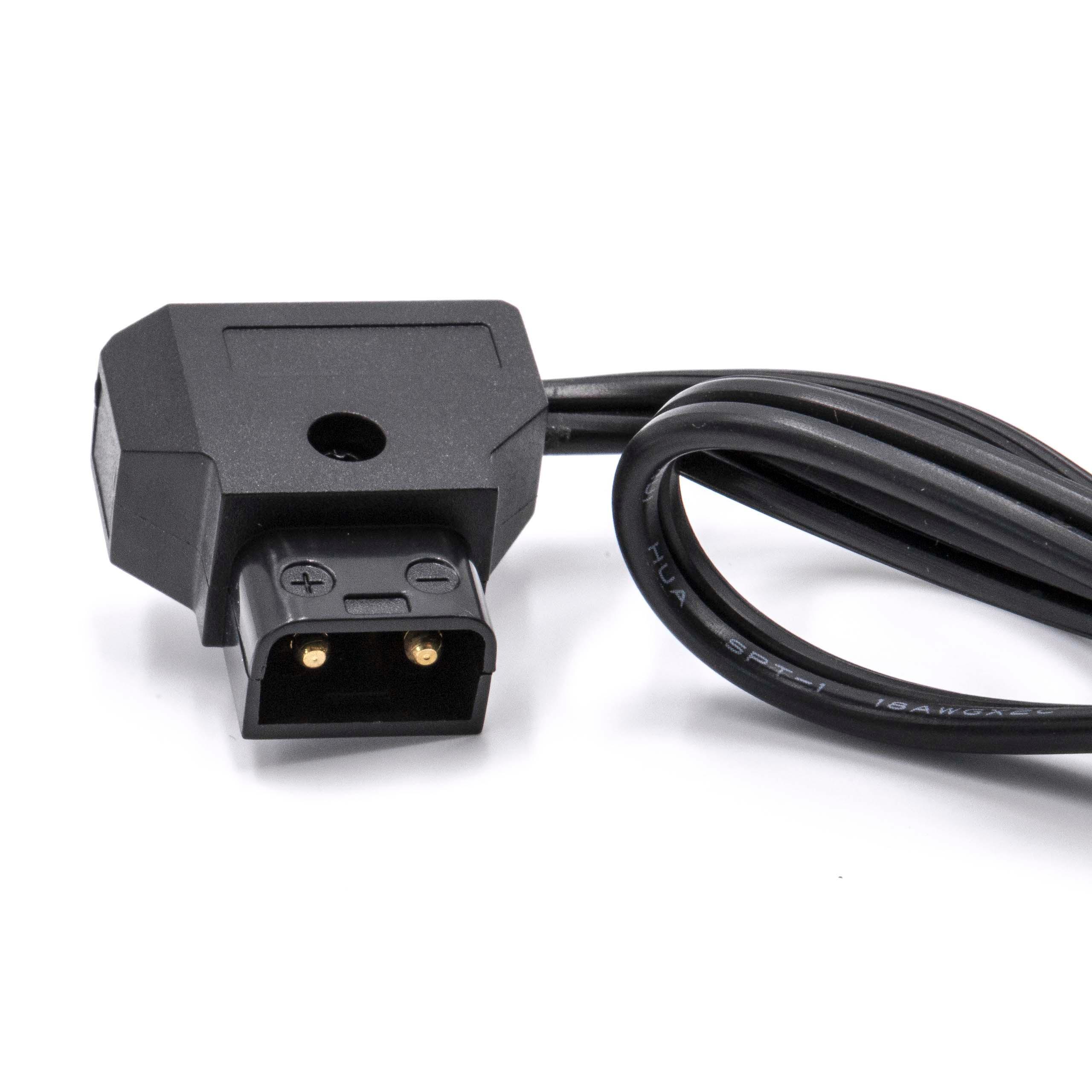 Cable adaptador Hub D-Tap (m) a 4x D-Tap (h) para cámara Anton Bauer D-Tap, Dionic - 60 cm negro