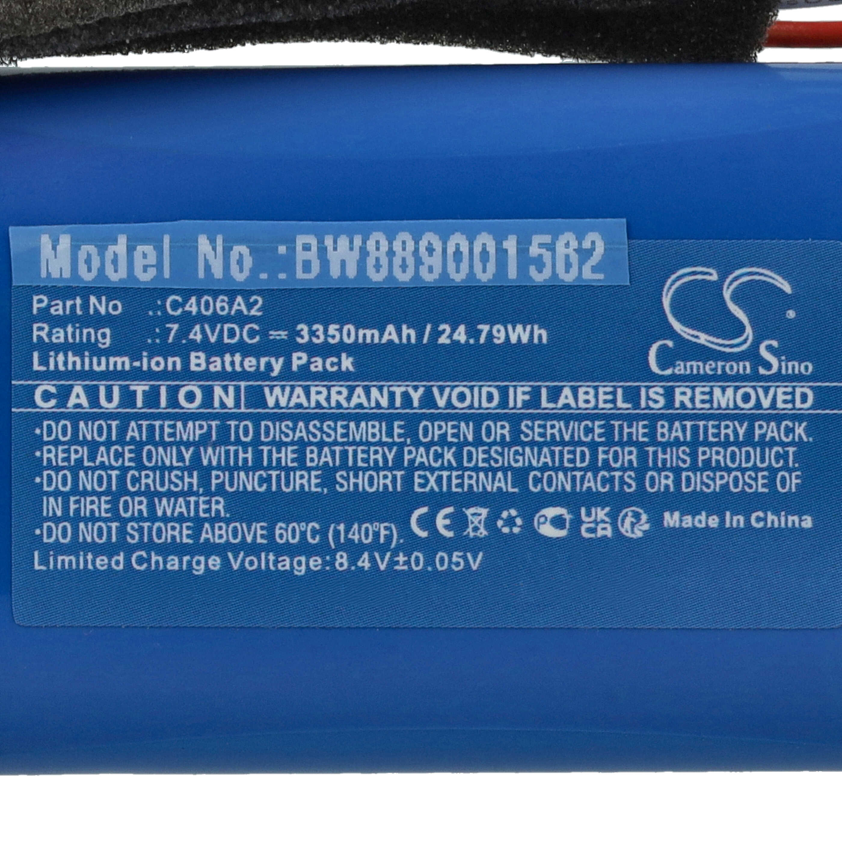 Akumulator do głośnika zamiennik Marshall C406A2 - Li-Ion 3350mAh