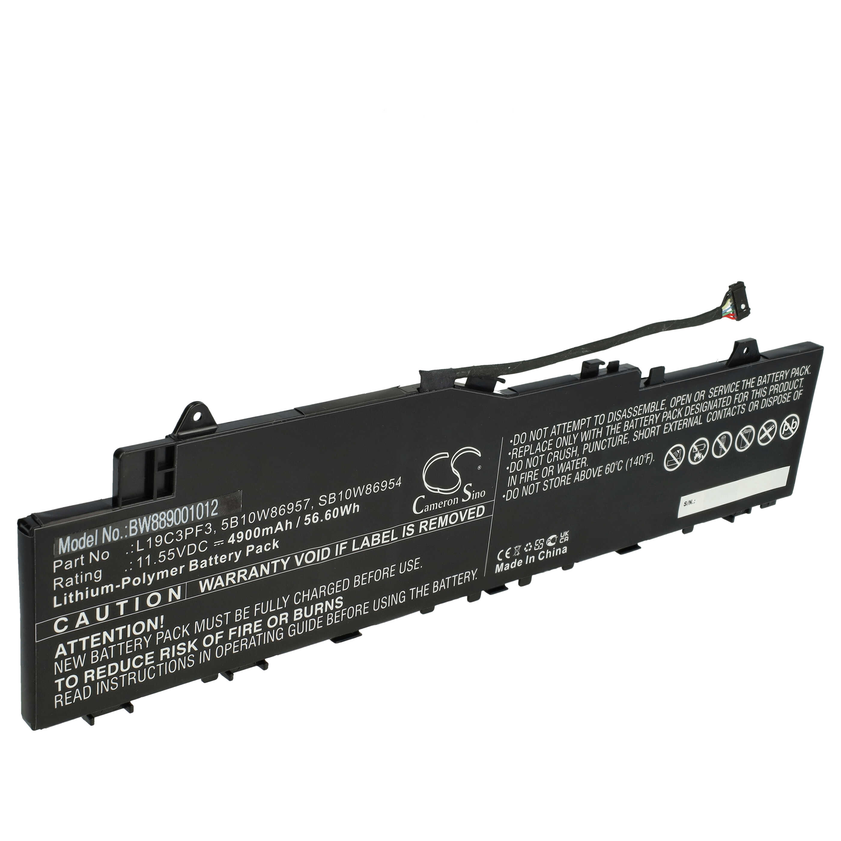 Akumulator do laptopa Lenovo IdeaPad 5 14" - 4900 mAh 11,55 V LiPo, czarny