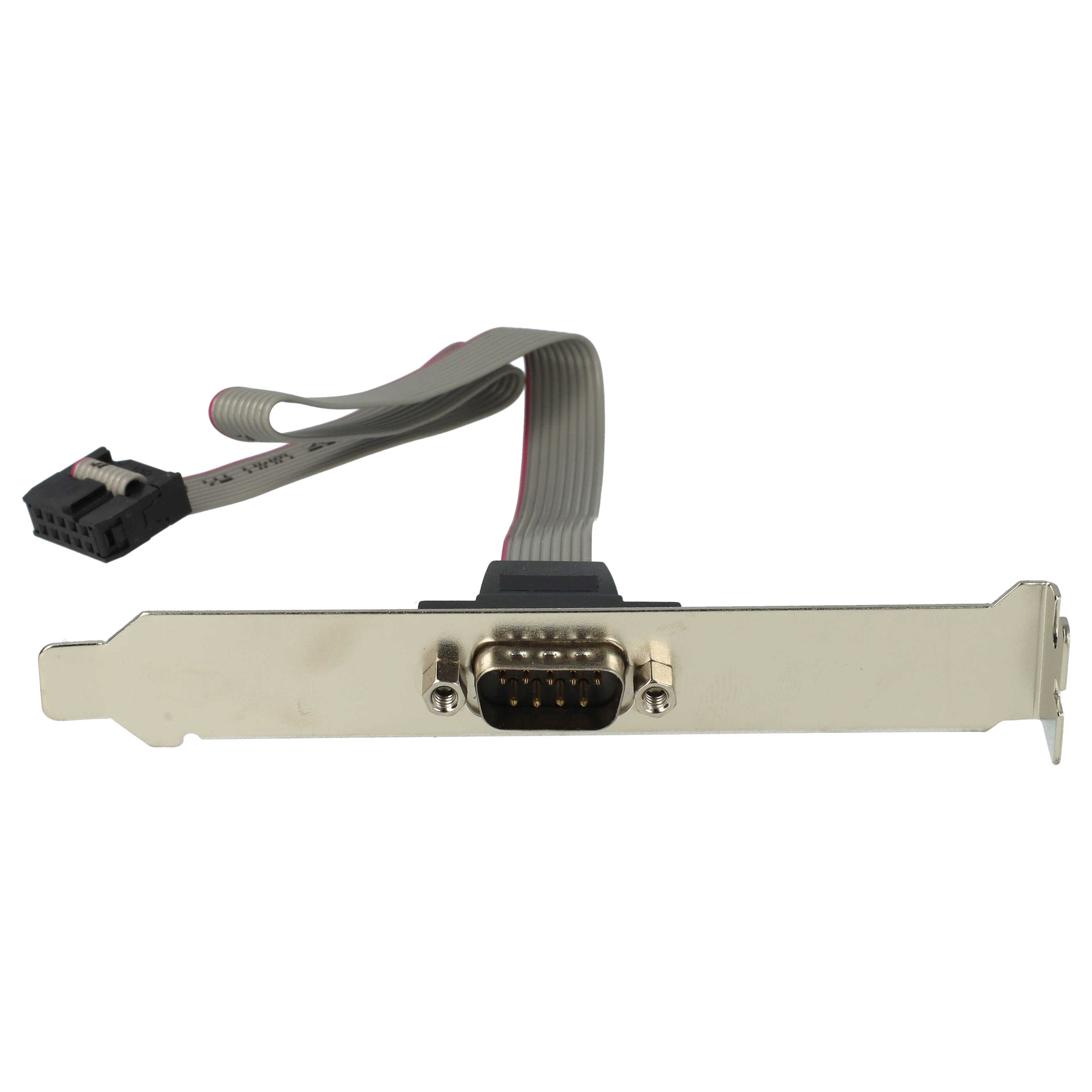 Staffa per slot RS232 per PC - Con cavo RS232 20 cm a 10 pin della scheda madre