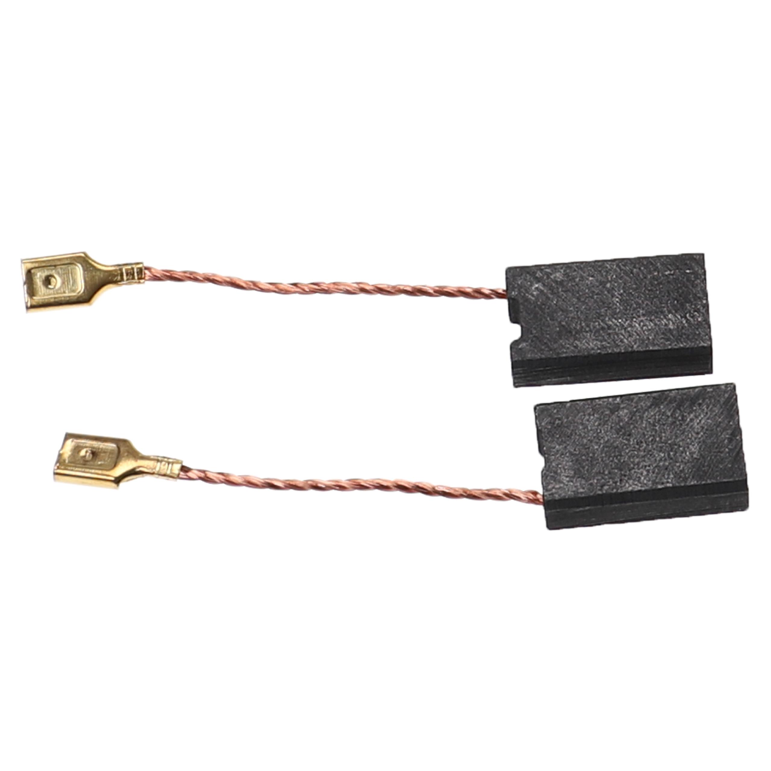 2x Kohlebürste passend für Collomix R1300 Elektrowerkzeug - 6 x 12 x 20mm