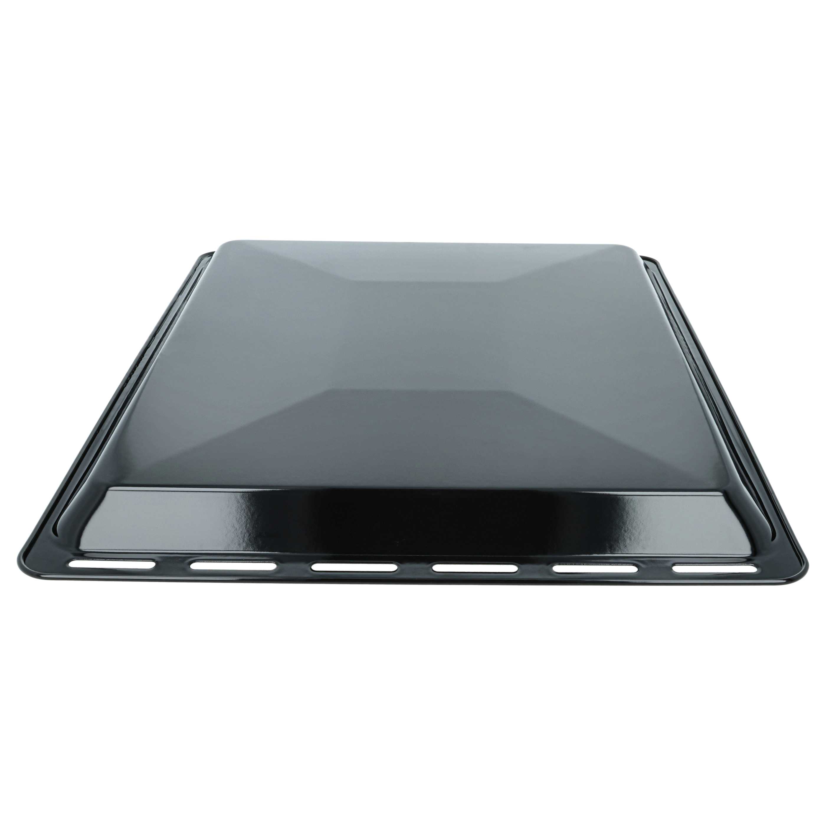 Plaque remplace Amica 00434175, 00435847, 00574876, 00574912 pour four - 46,5 x 37 x 3 cm, anti-adhésif noir
