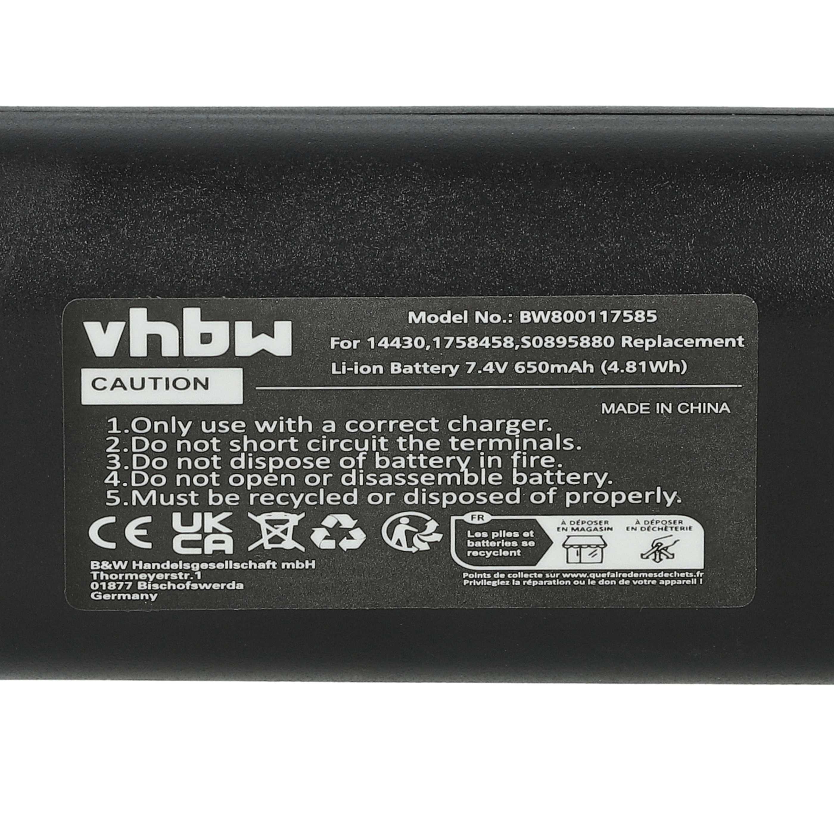 Drucker-Akku passend für Dymo LabelManager 260p, PnP, 280 - 650mAh 7,4V Li-Ion