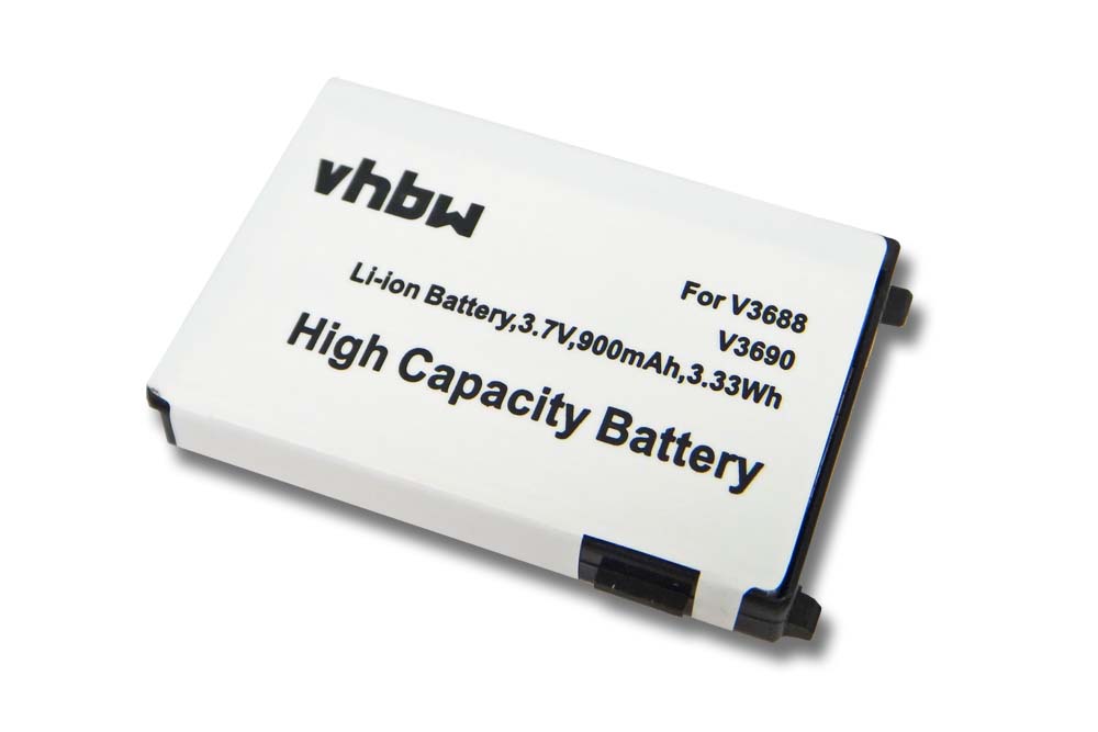 Batterie remplace Motorola AANN4010A, SNN5341A, SNN5517A pour téléphone portable - 900mAh, 3,7V, Li-ion