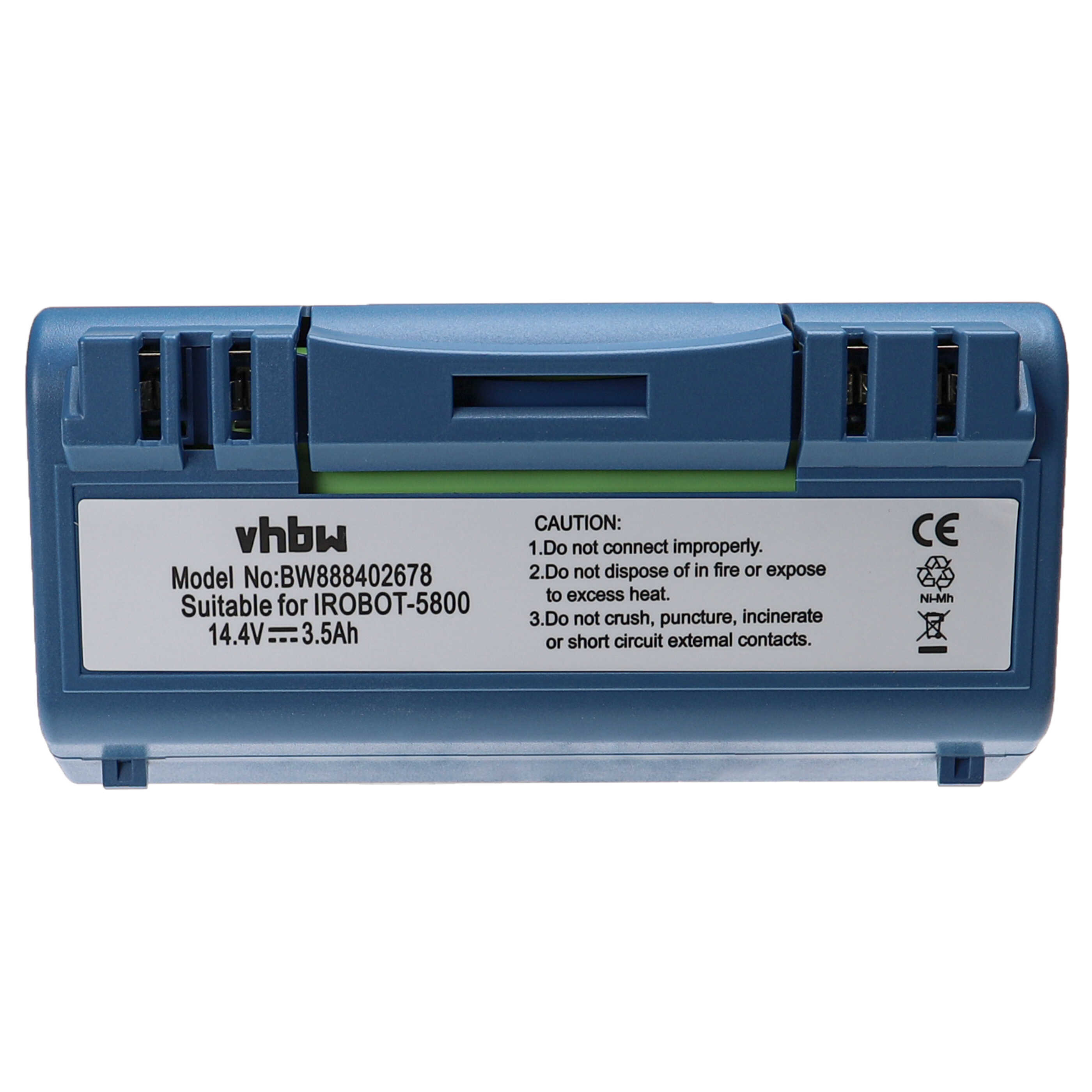 Battery replaces AEG SP385-BAT, SP5832, 14904 for iRobot 3500mAh, 14.4V, NiMH