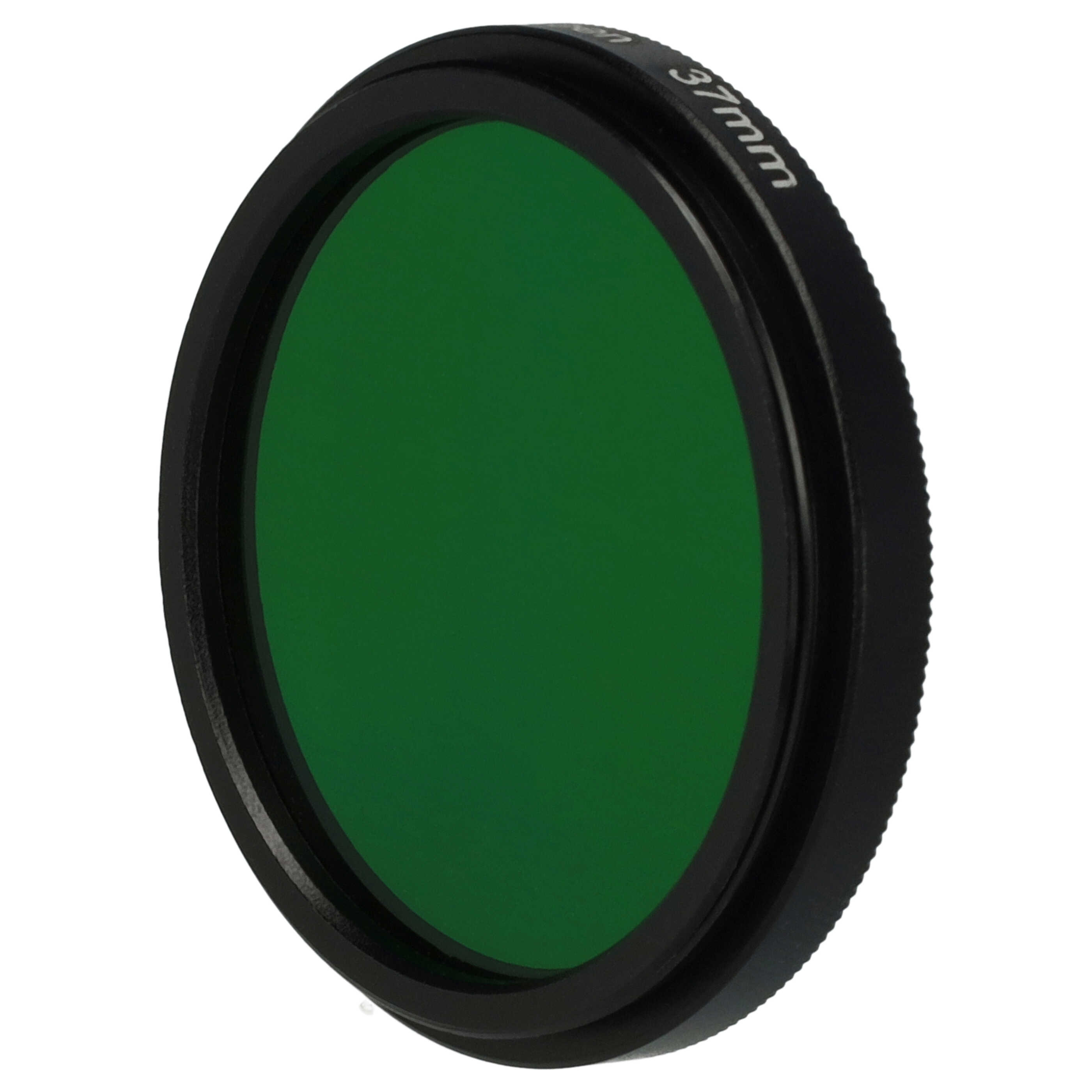 Filtre de couleur vert pour objectifs d'appareils photo de 37 mm - Filtre vert