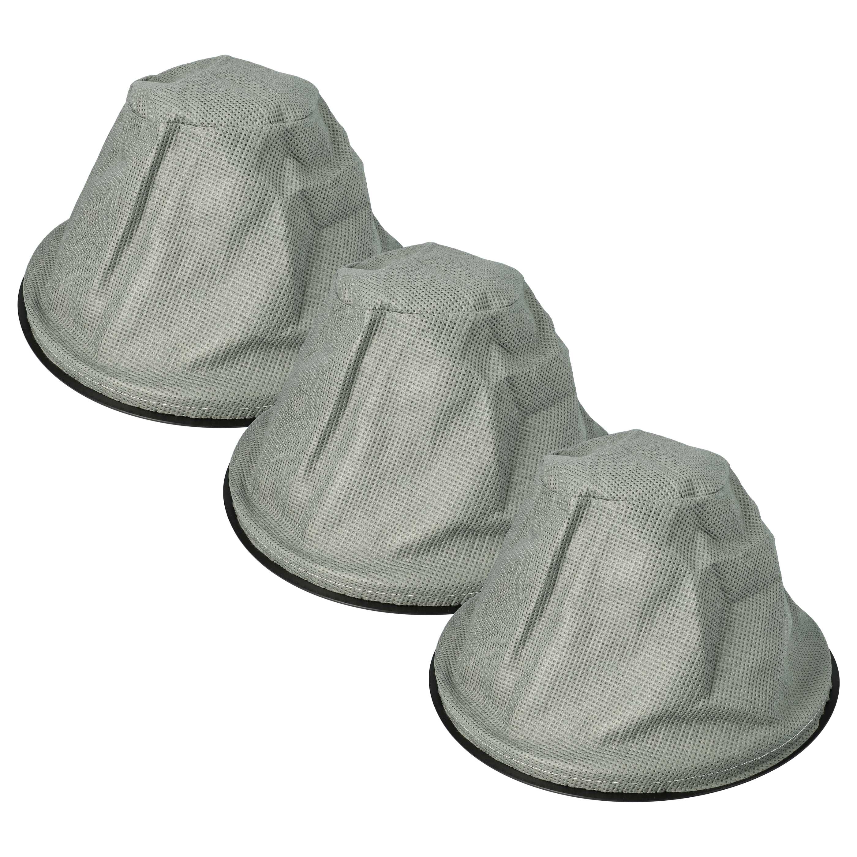 3x Filtertextile filter replaces 5900779934771 for Güde Chimney Sweep Vacuum
