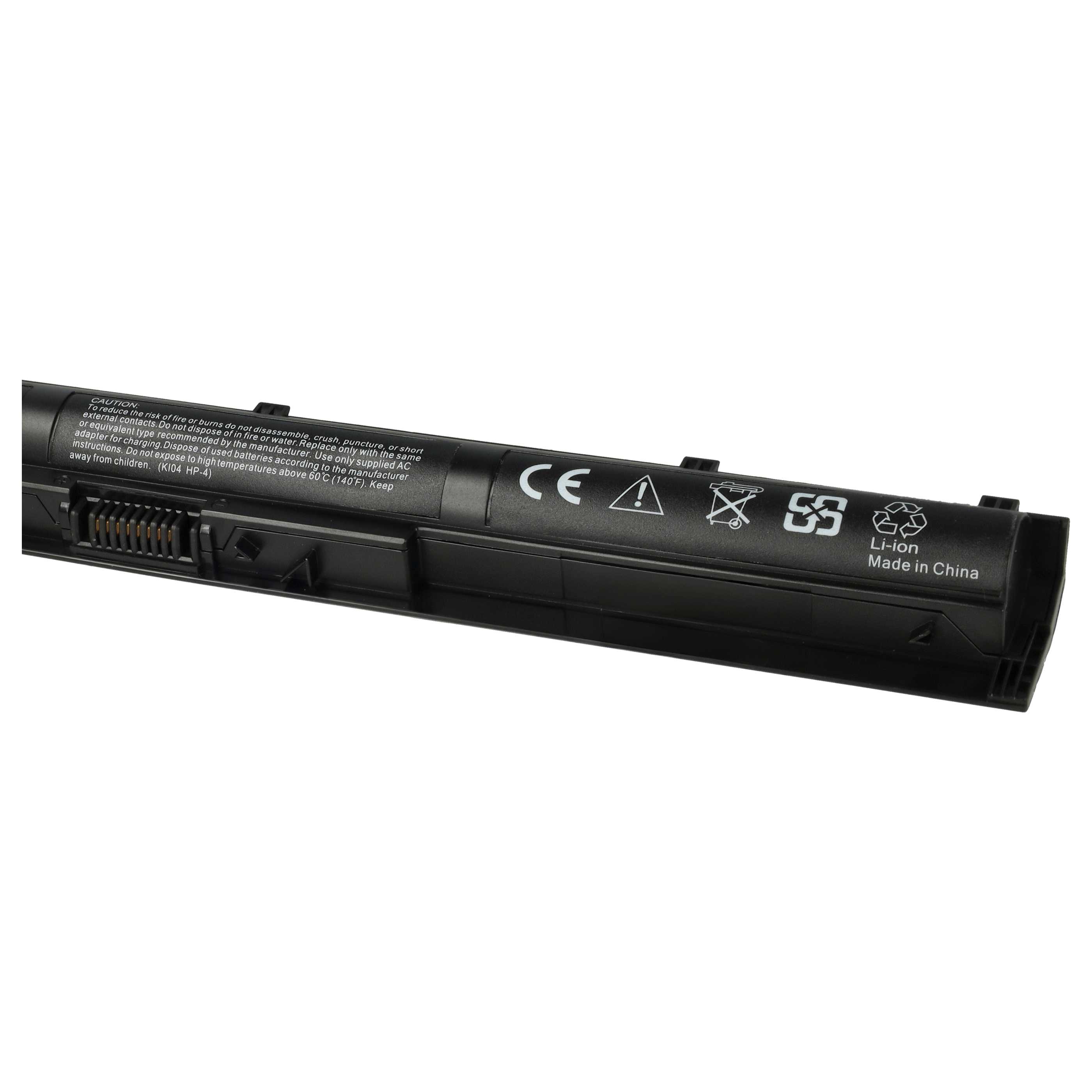 Akumulator do laptopa zamiennik HP 800049-001, 800049-241, HSTNN-DB6T - 2200 mAh 14,8 V Li-Ion, czarny