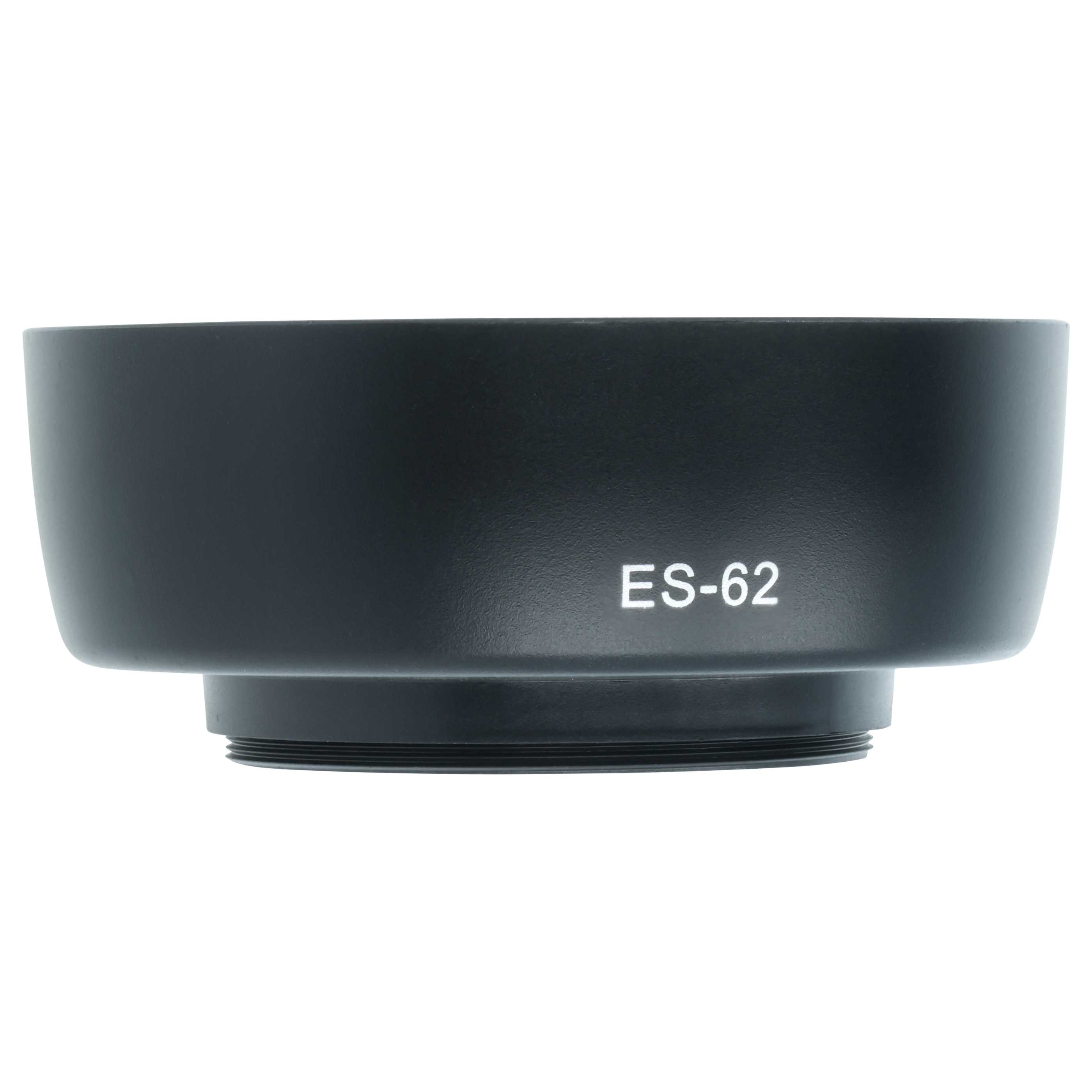 Lens Hood replaces Canon ES-62 for Canon Lens with 52 mm Diameter, plastic, black