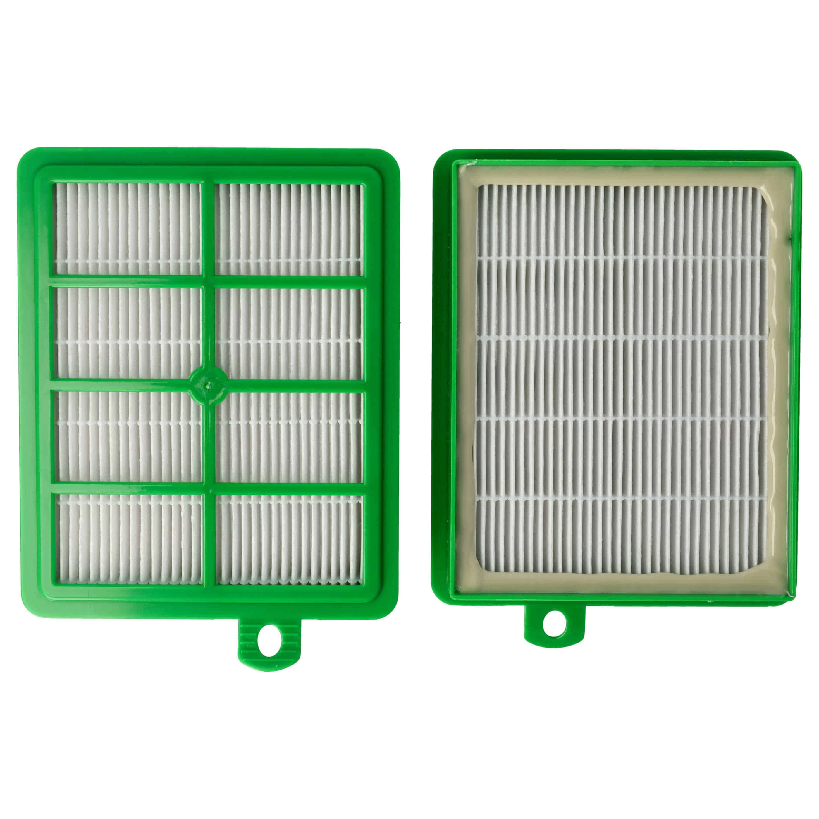 2x HEPA filter replaces AEG ASF1W, AFS1, E 12, AFS1W, AEFG12W for PhilipsVacuum Cleaner