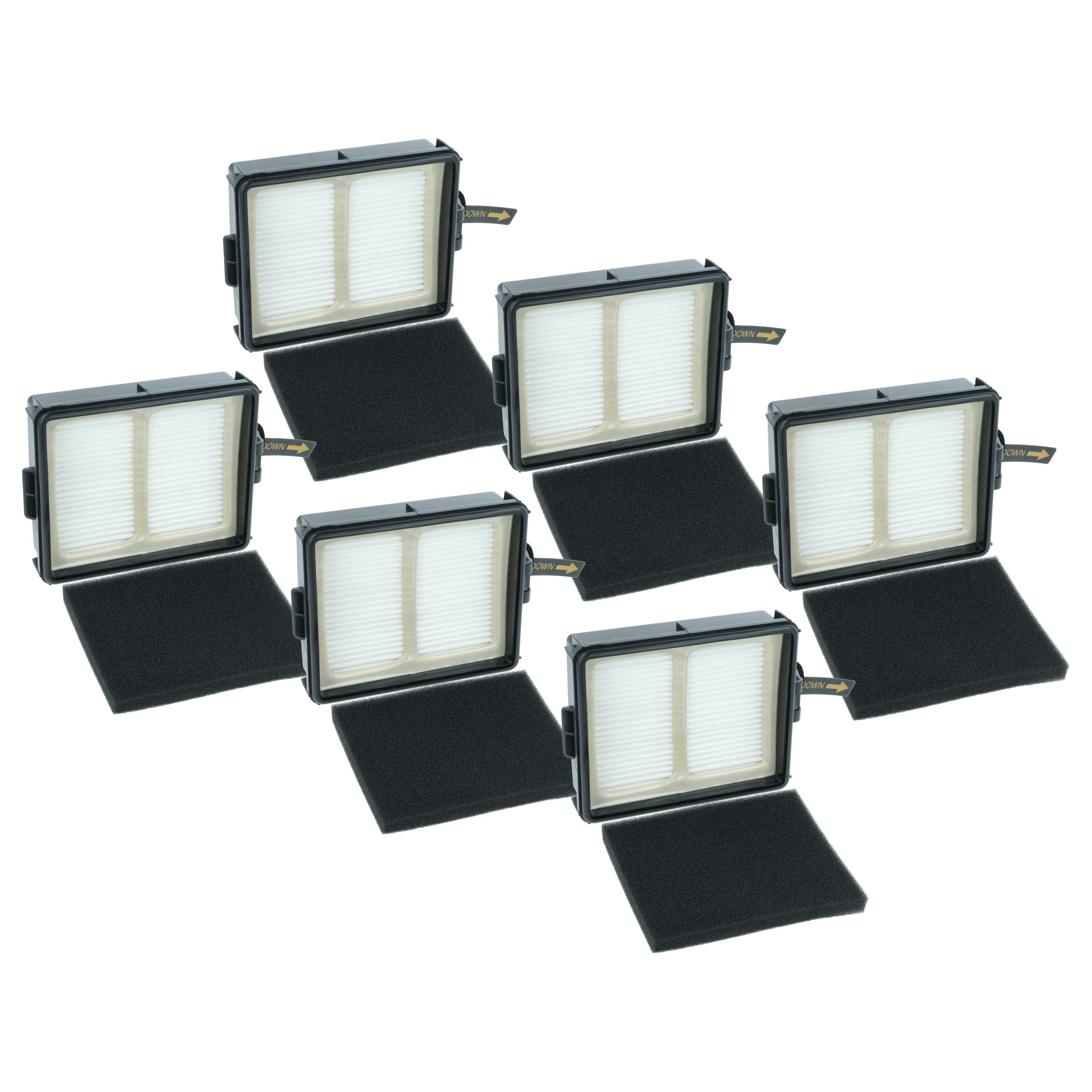 6x Filter replaces Shark XHFIW1000, XPRFIW1000 for Shark Vacuum Cleaner