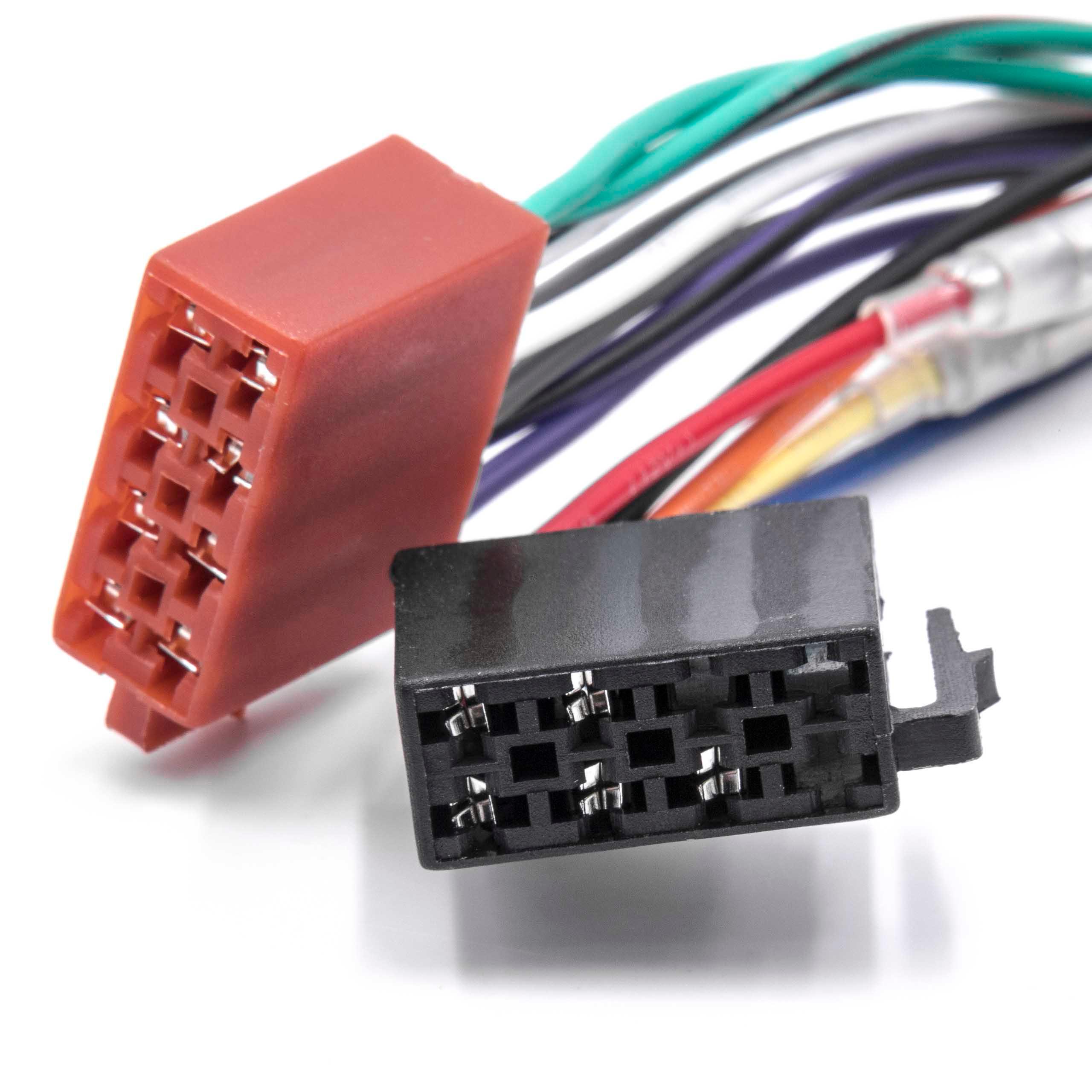 Adaptateur ISO pour autoradio Ford Fiesta - fiche ISO 10487