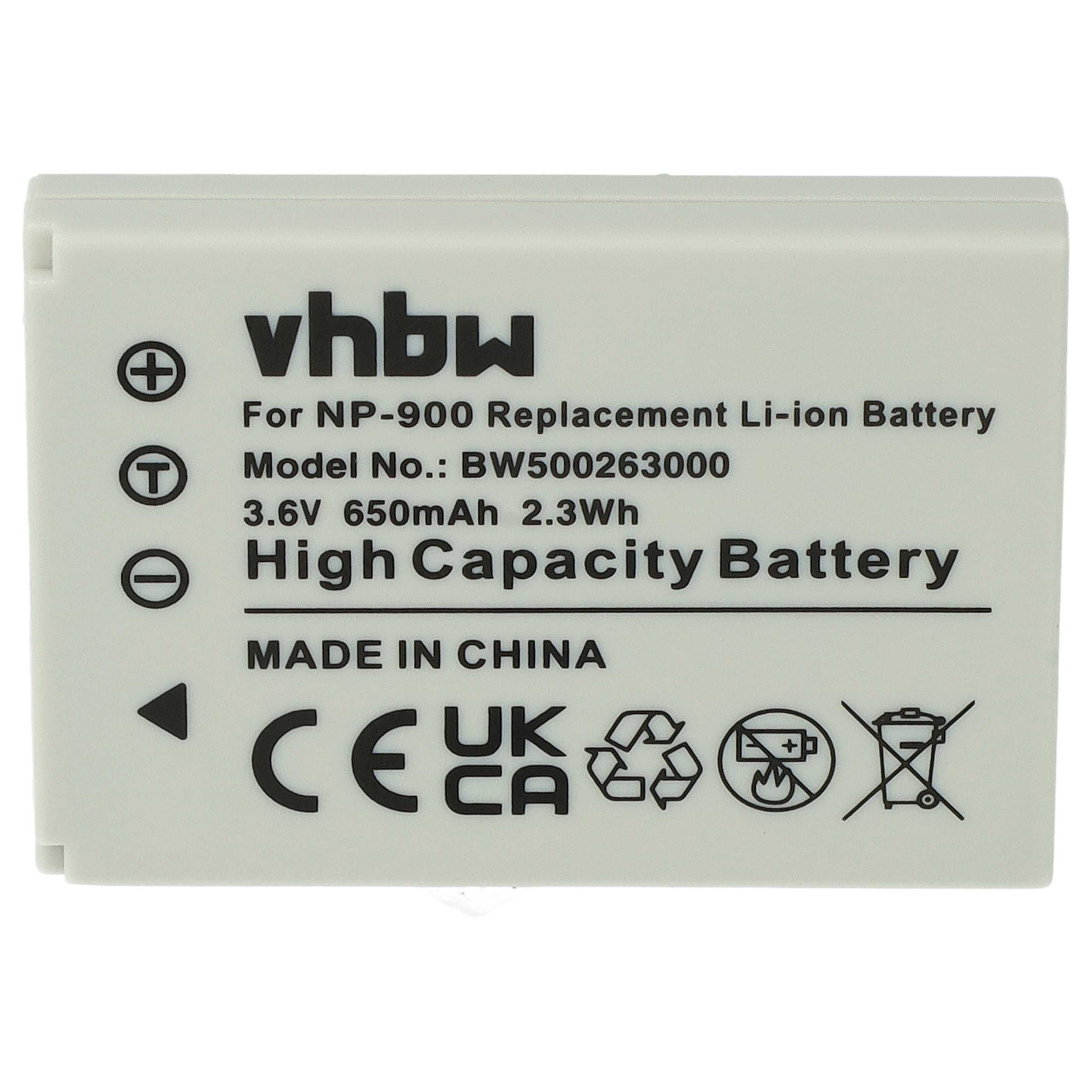 2x Batteries remplace Avant BATS4 pour appareil photo TCM- 650mAh 3,6V Li-ion