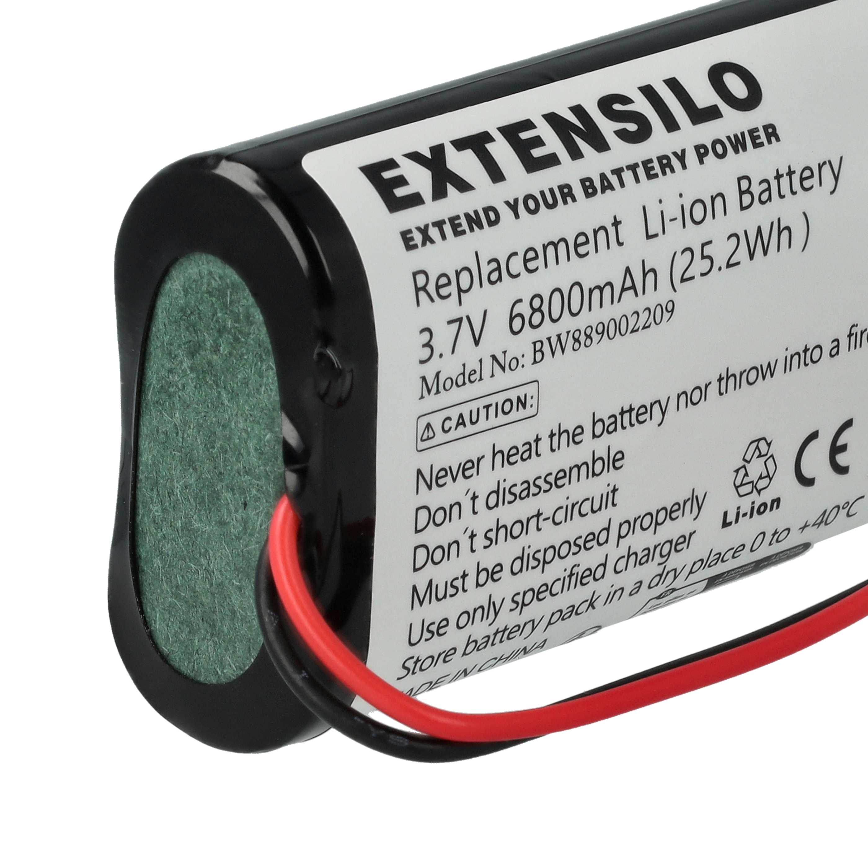 5x Akku als Ersatz für Sigor 4508401 für Zafferano - 6800mAh 3,7V Li-Ion