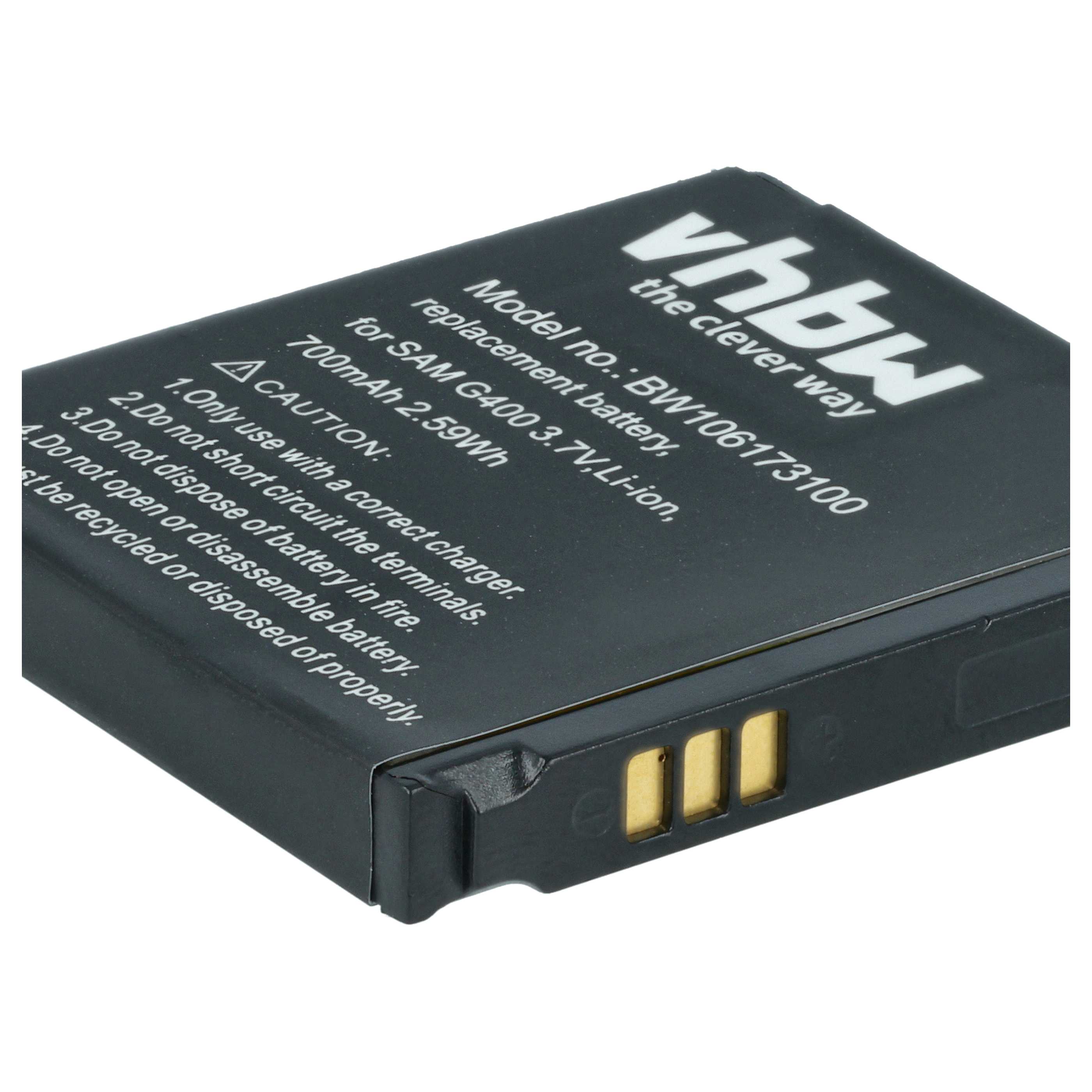 Akku als Ersatz für Samsung AB533640AU, AB533640AE - 700mAh 3,7V Li-Ion
